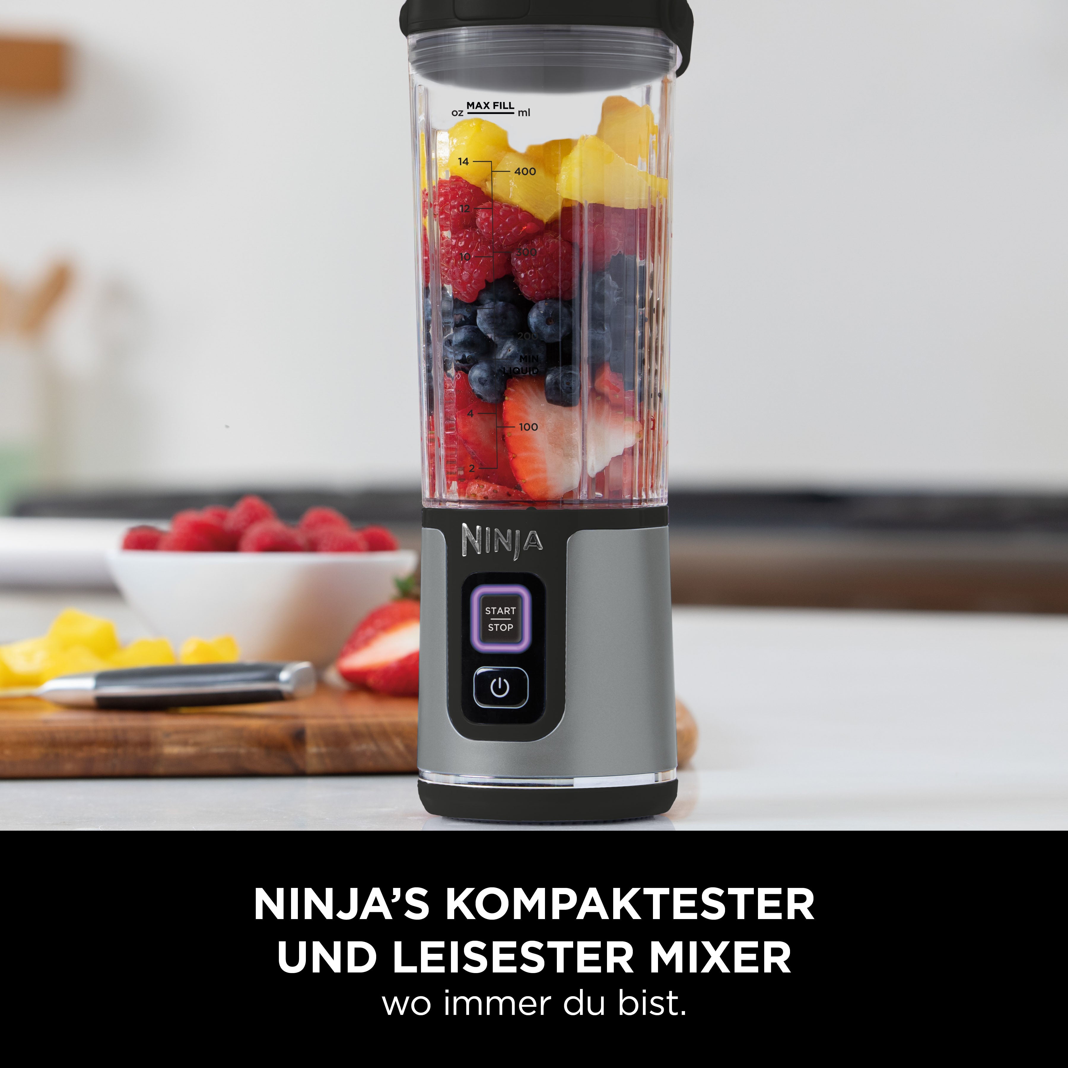 Ninja BC151CHBK Blast Kabelloser Mixer