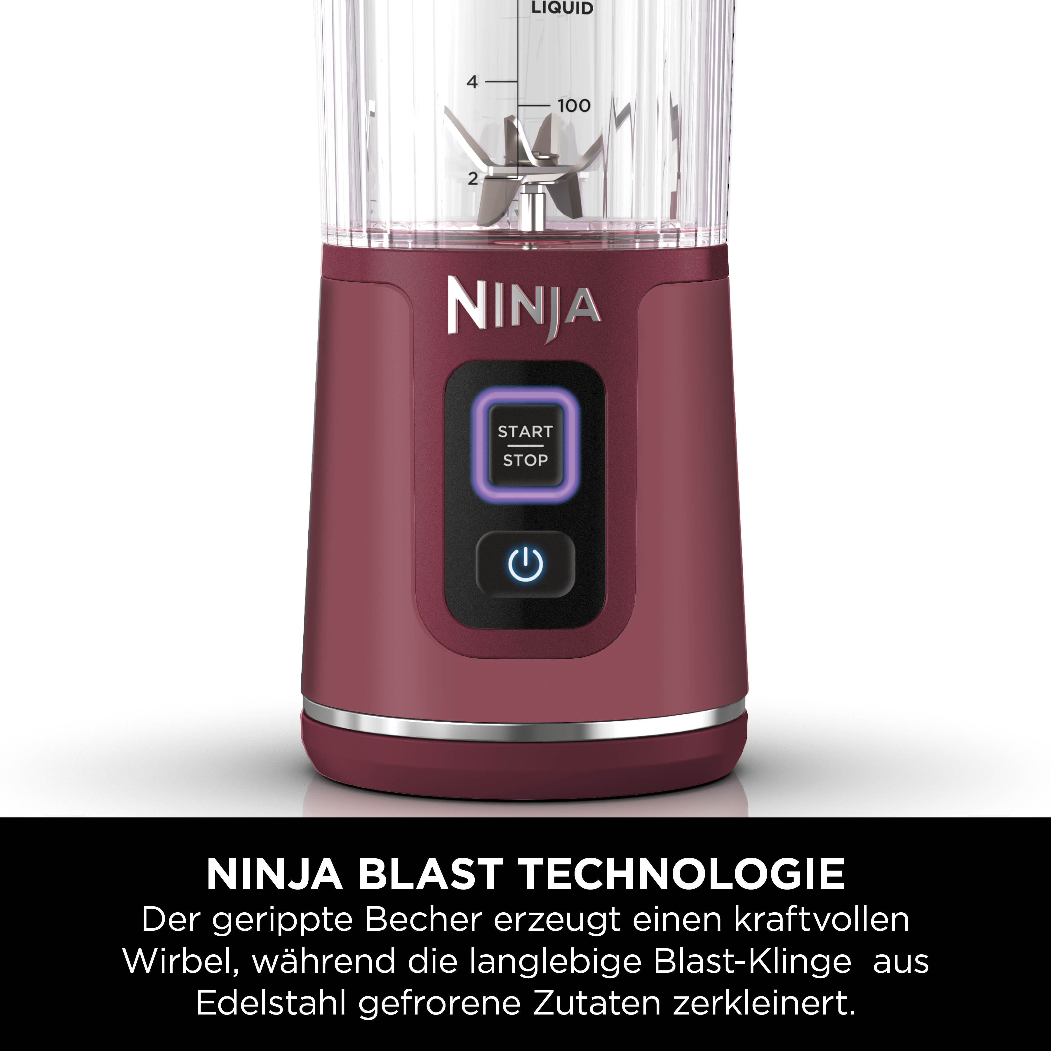 Ninja BC151EUCR Blast Kabelloser Mixer