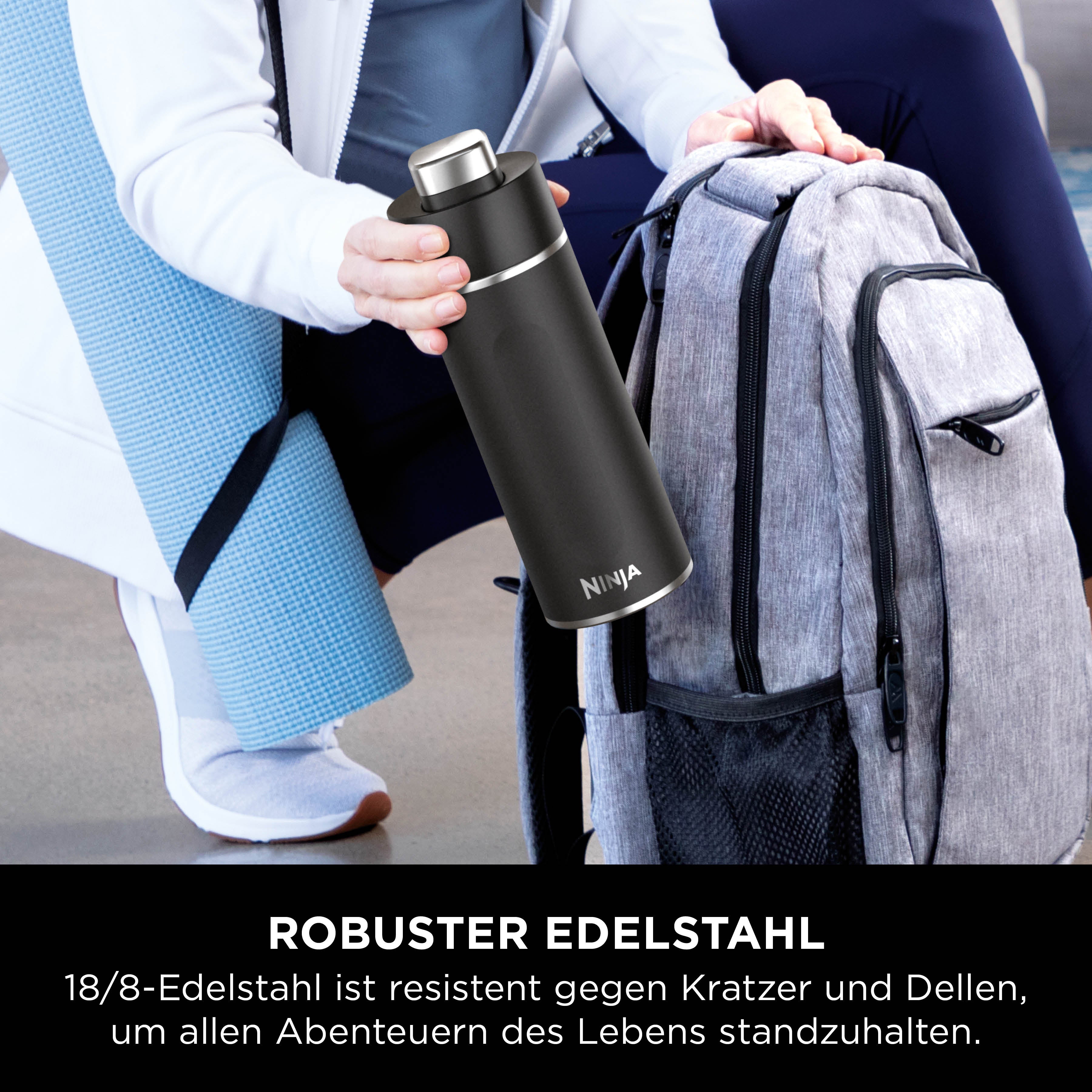 Ninja DW1801EUUKBK Thirsti 530 ml Reiseflasche