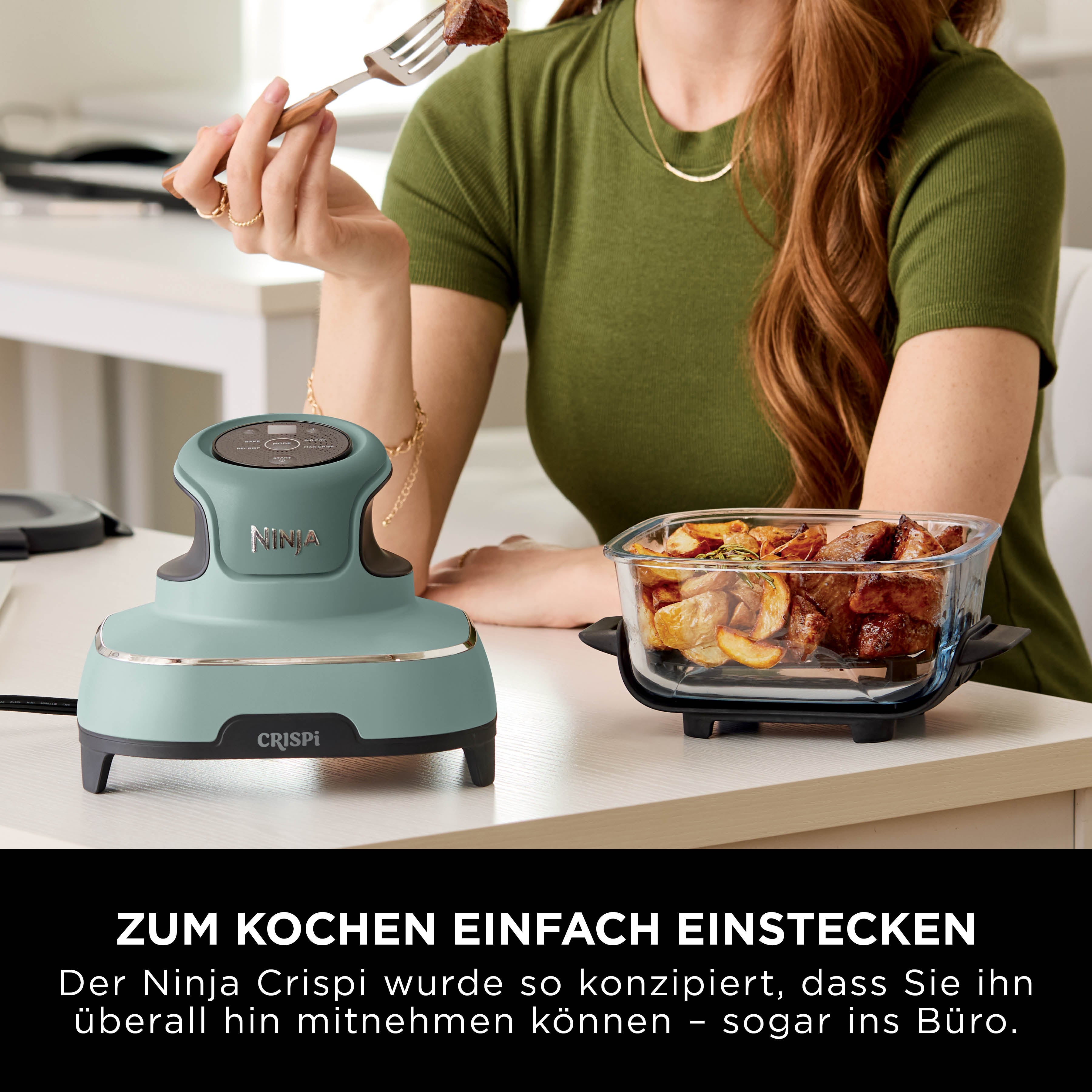Ninja FN101CHSG Crispi 4-in-1 Heissluftfritteuse