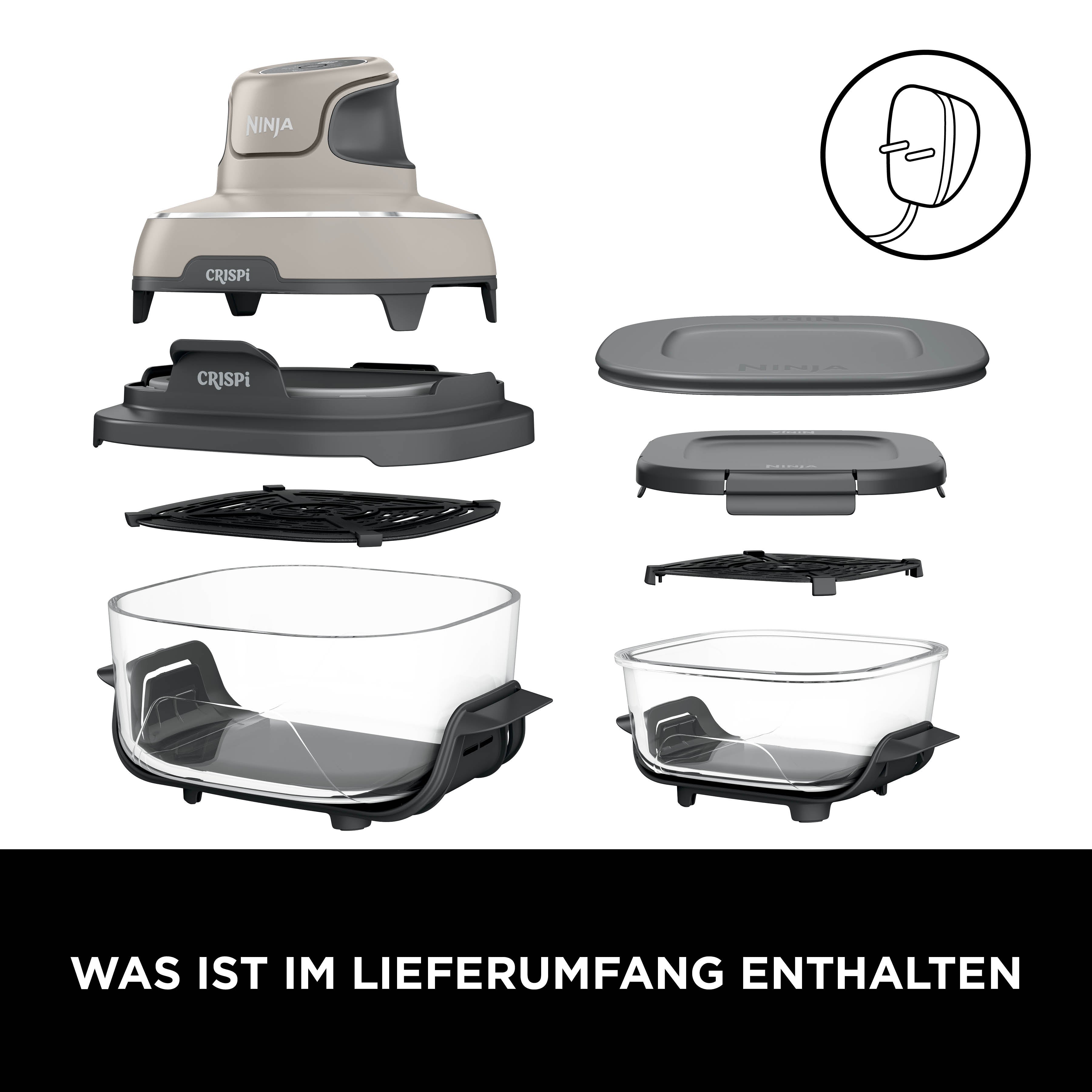 Ninja FN101CHST Crispi 4-in-1 Heissluftfritteuse