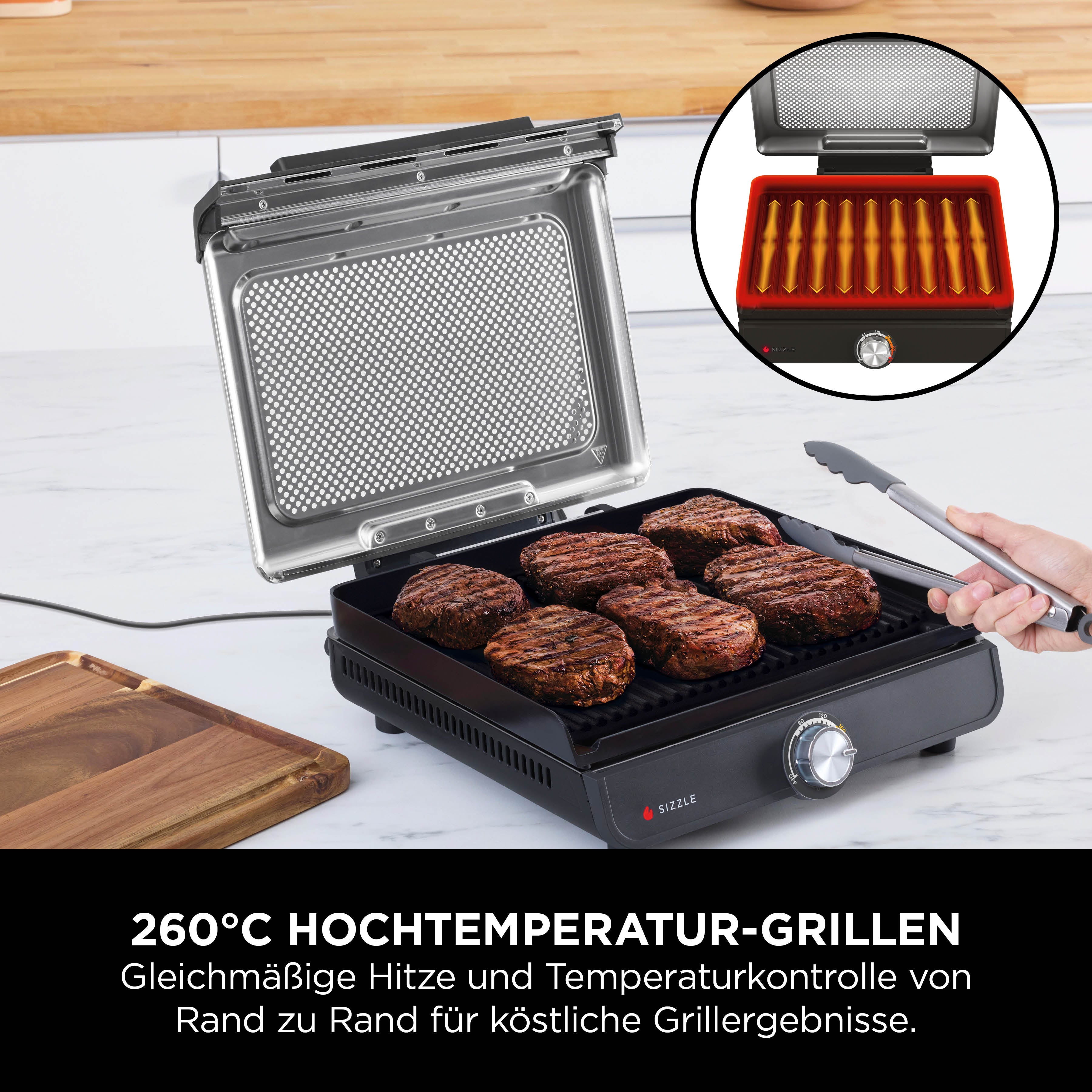 Ninja GR101CH Sizzle Grillplatte und Plancha