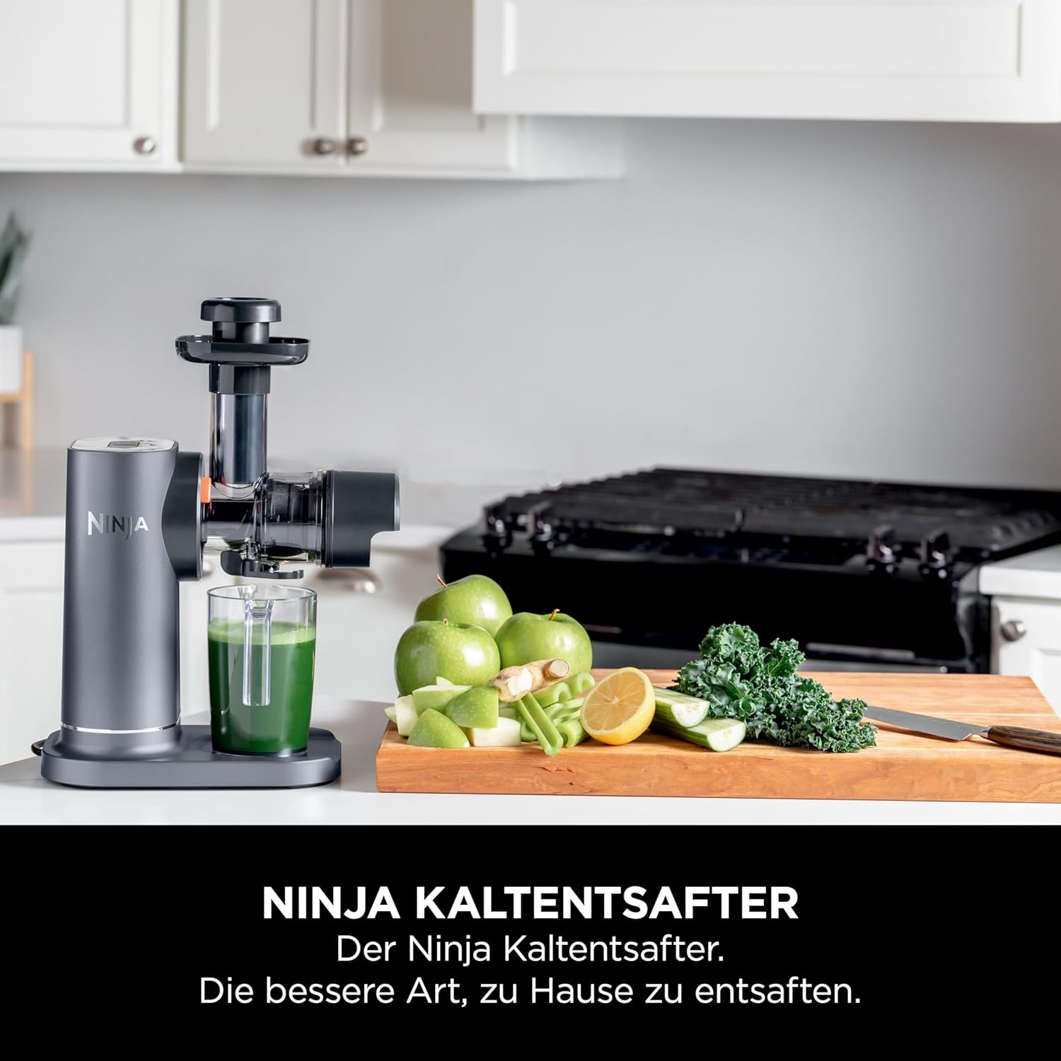 Ninja Entsafter mit Anti-Verstopfungs-Filter JC151CH
