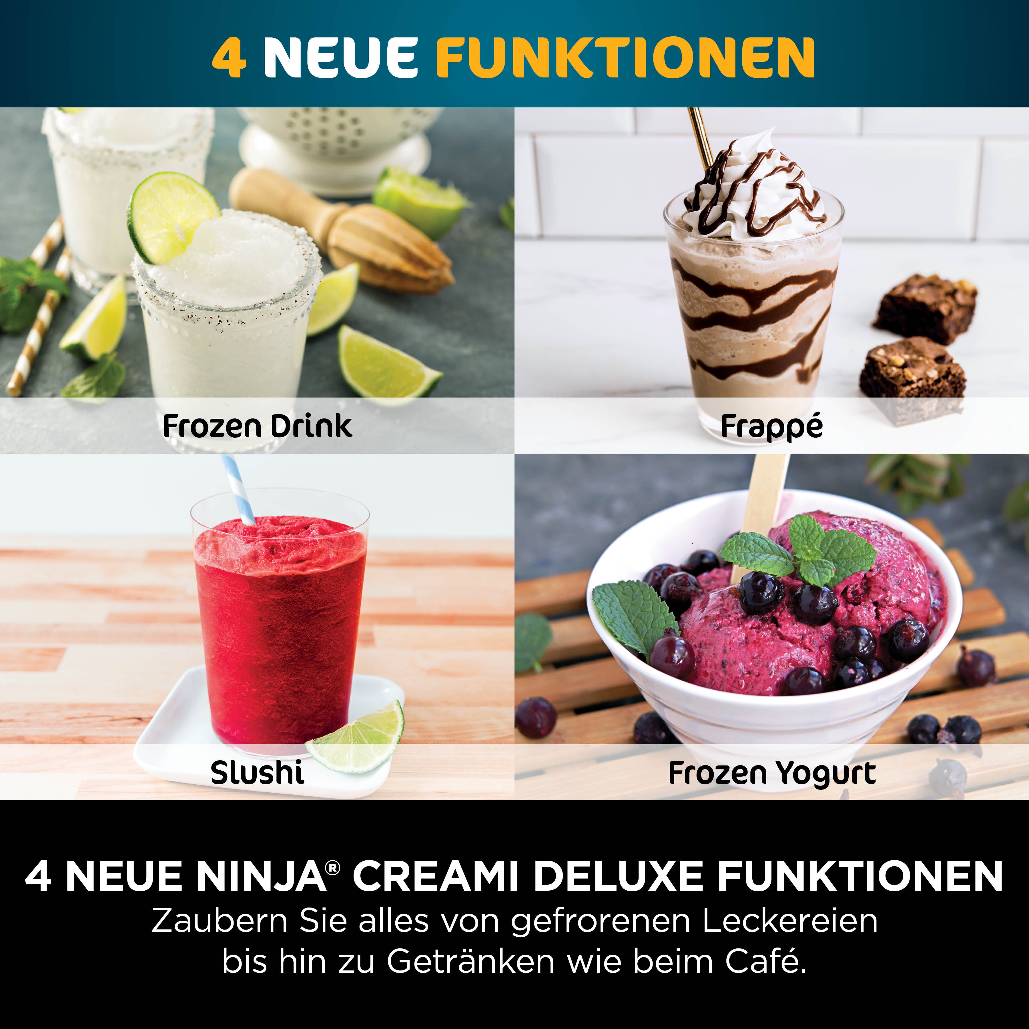 Ninja NC502CH CREAMI Deluxe Eismaschine
