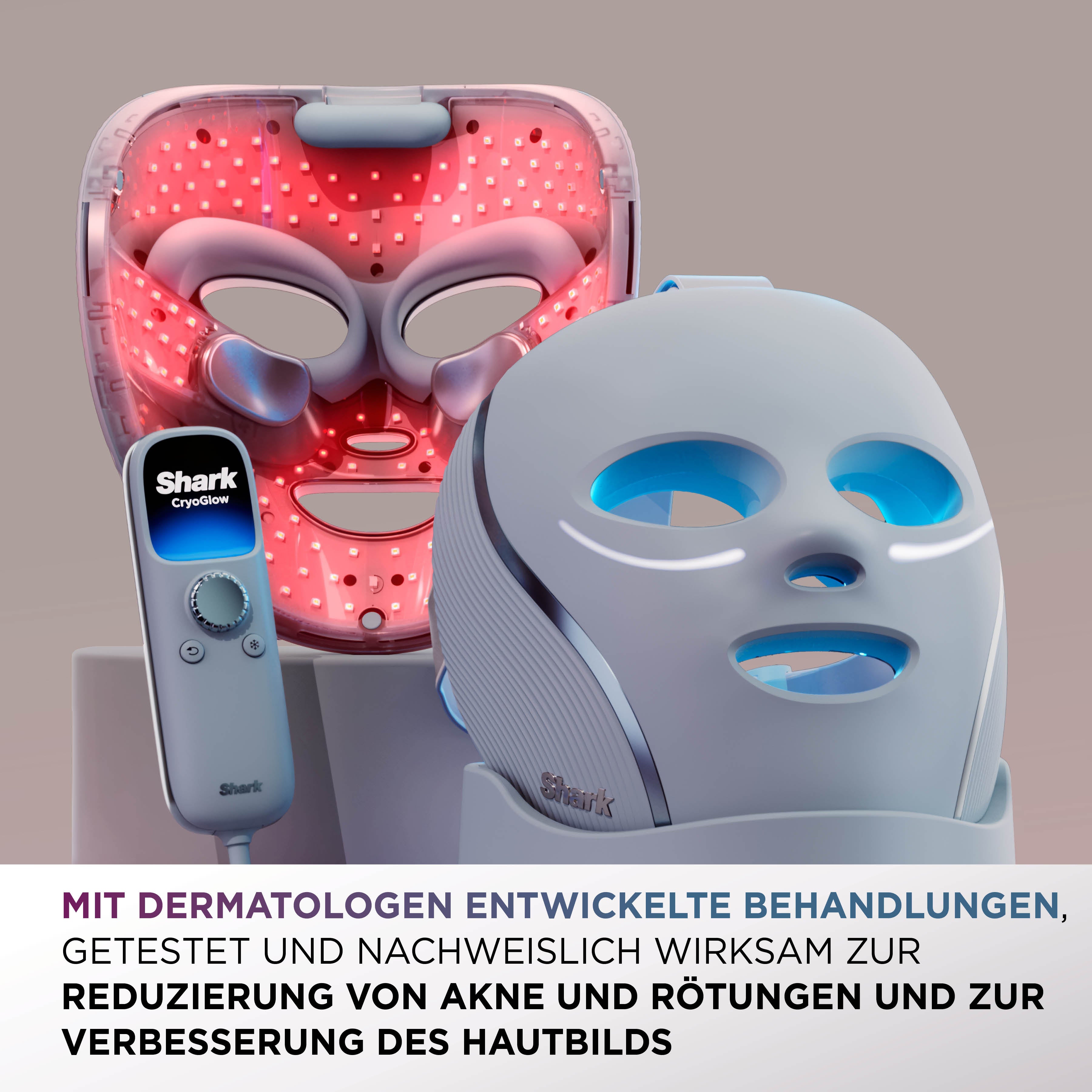 Shark FW312CHPL CryoGlow LED-Maske