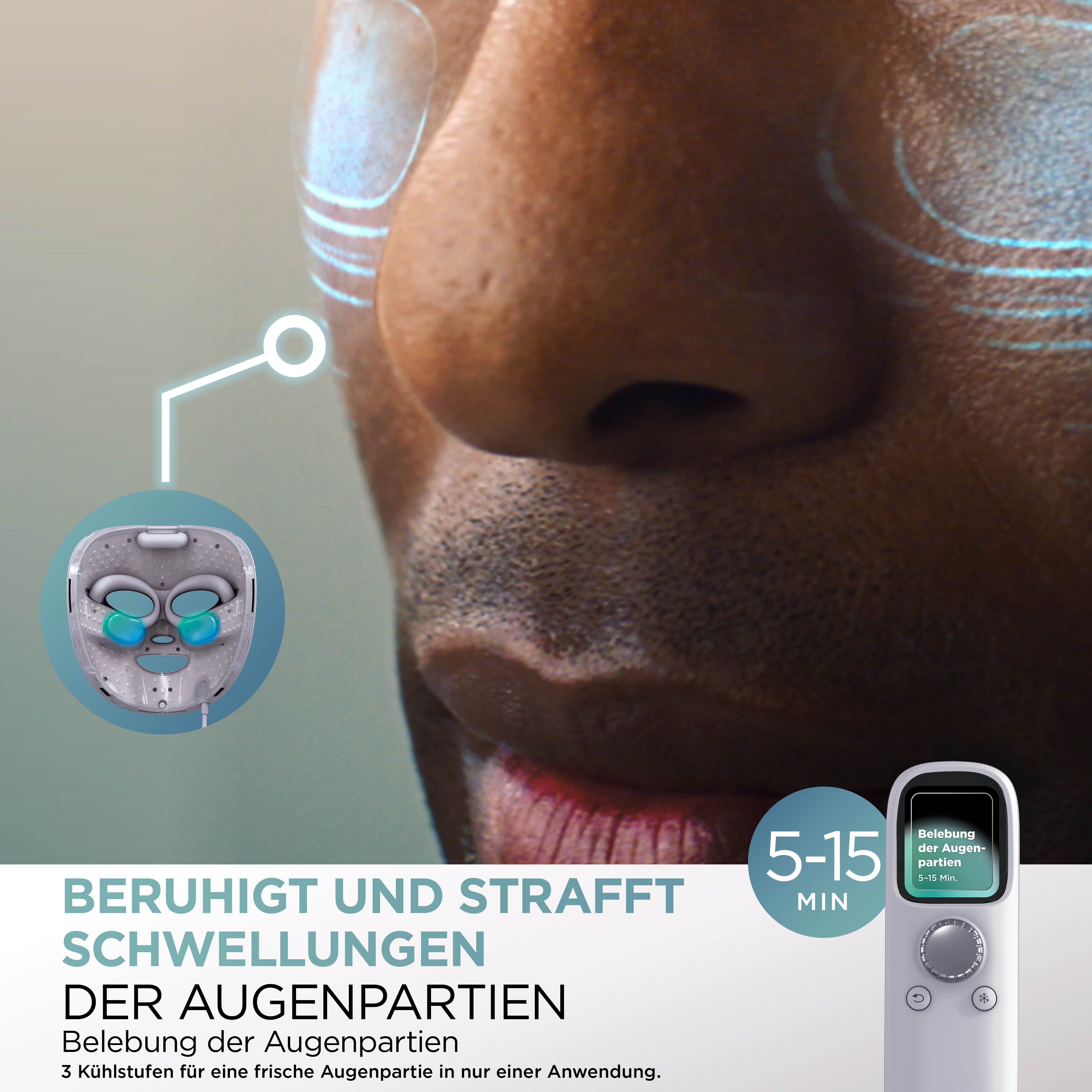 Shark FW312CHPL CryoGlow LED-Maske