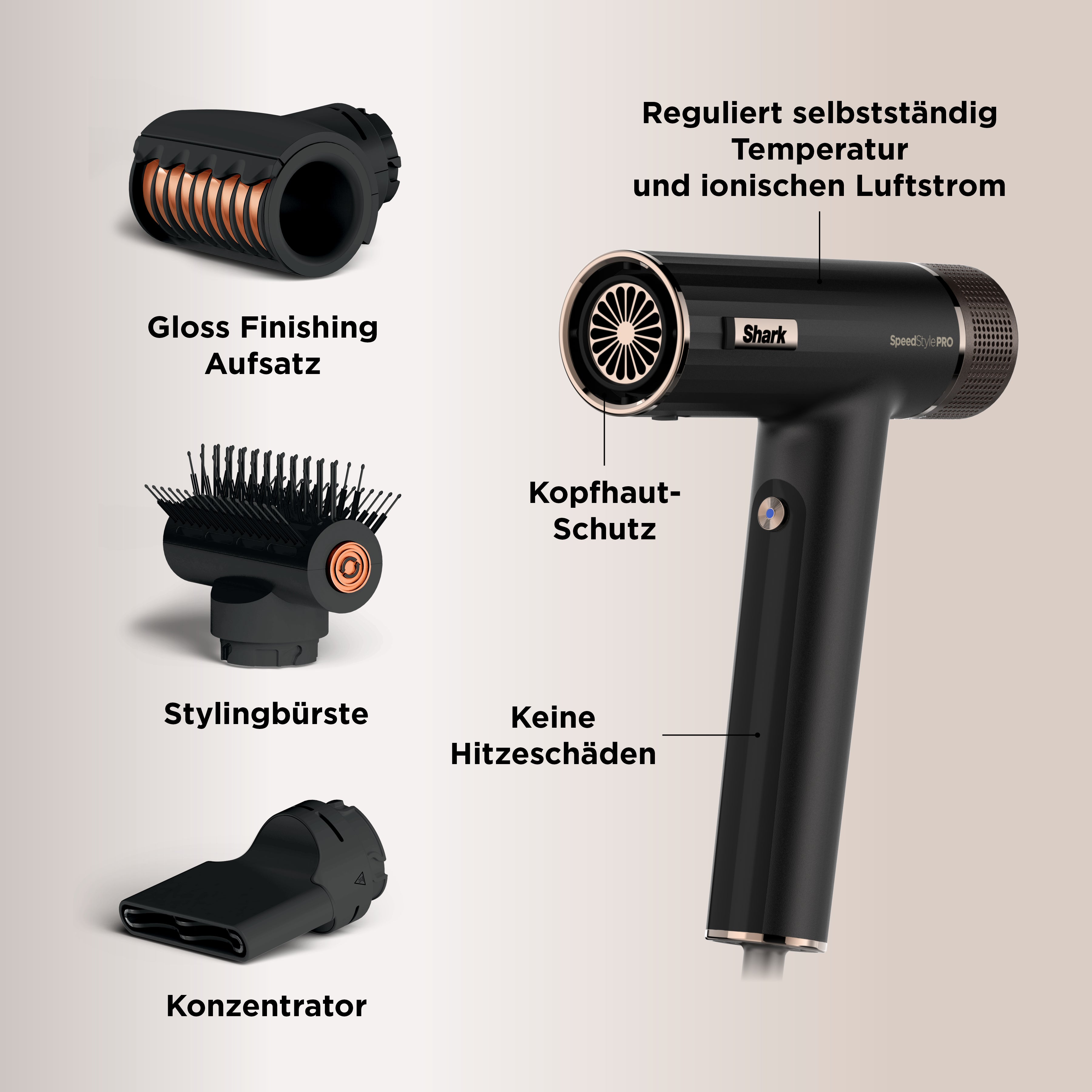 Shark HD731CH SpeedStyle Pro Haartrockner
