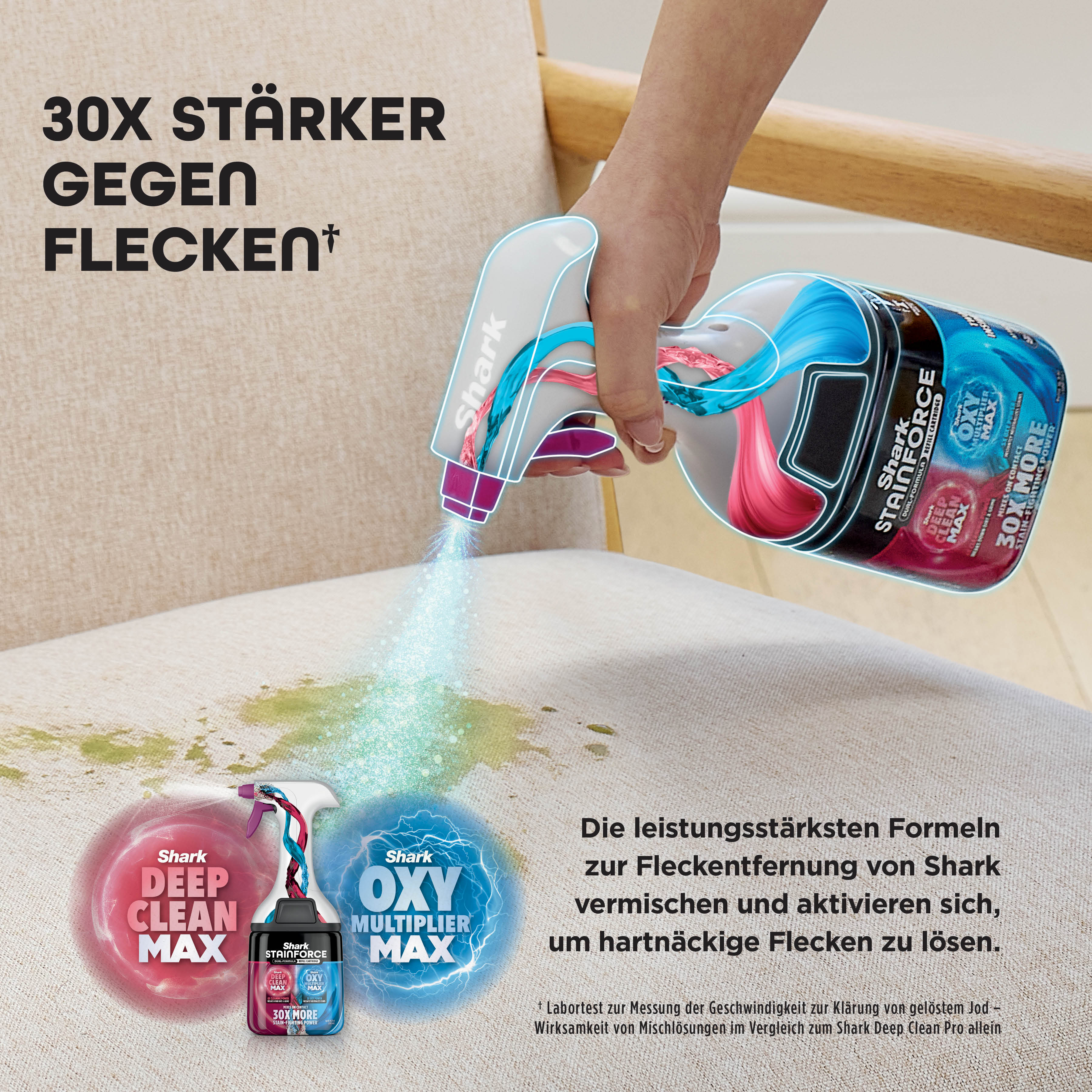 Shark HX100CHT StainForce Wireless