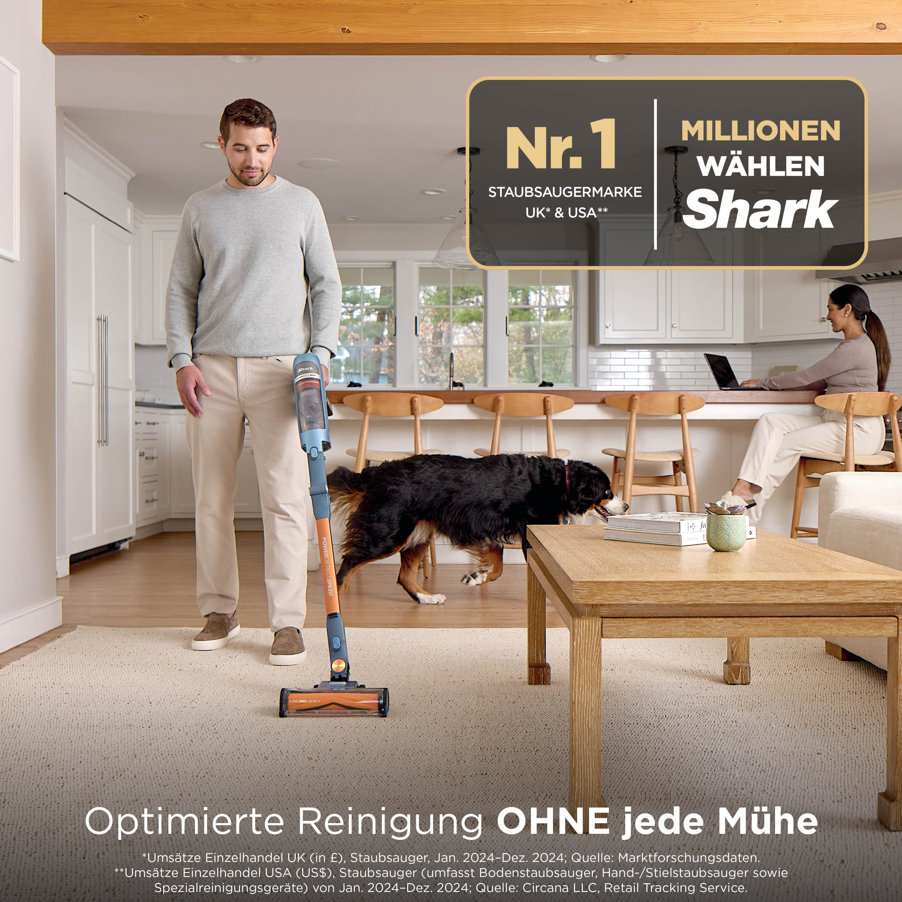 Shark IA1244CH PowerDetect Speed Akku-Staubsauger