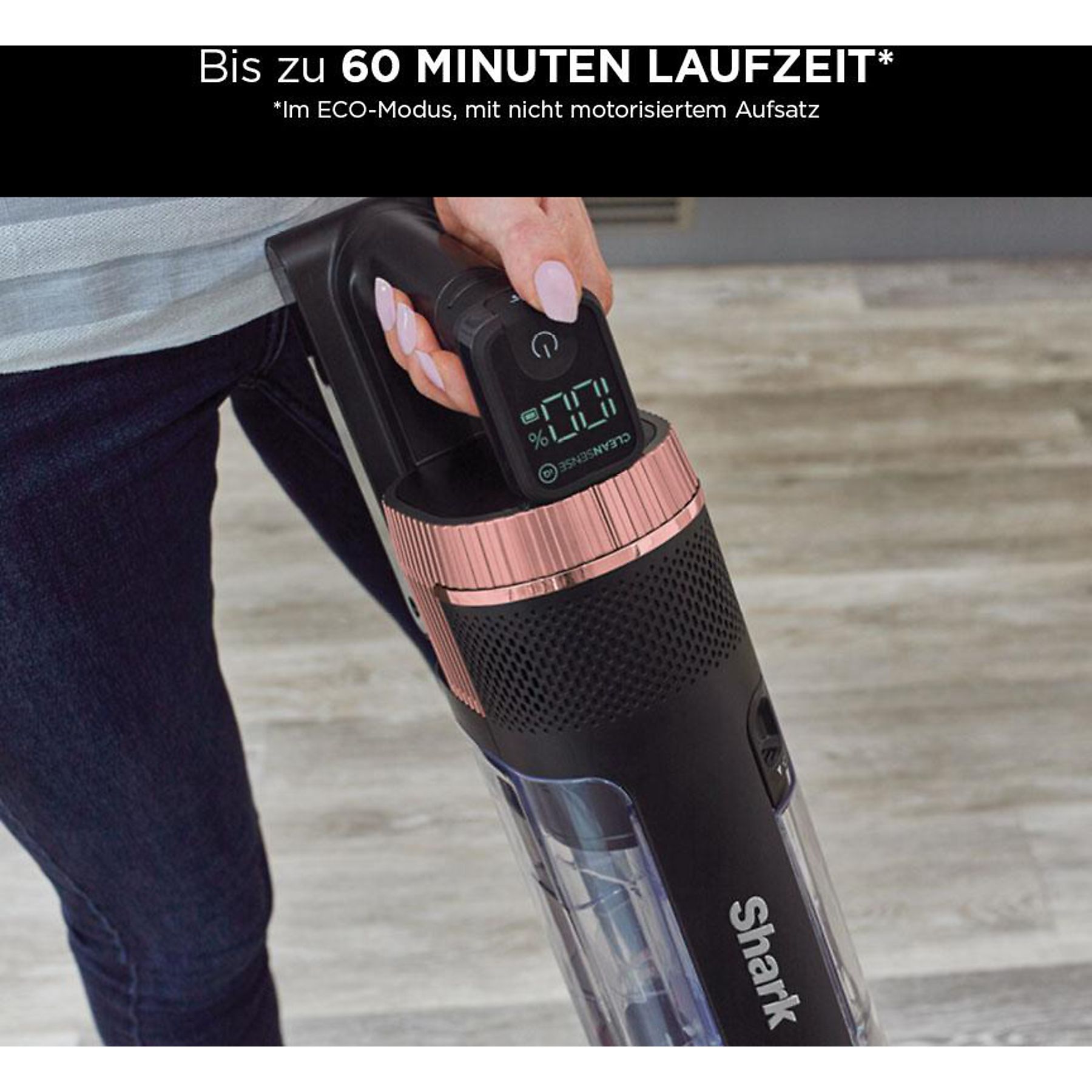Shark IZ400CH Stratos Anti Hair-Wrap Akkustaubsauger mit Flexology