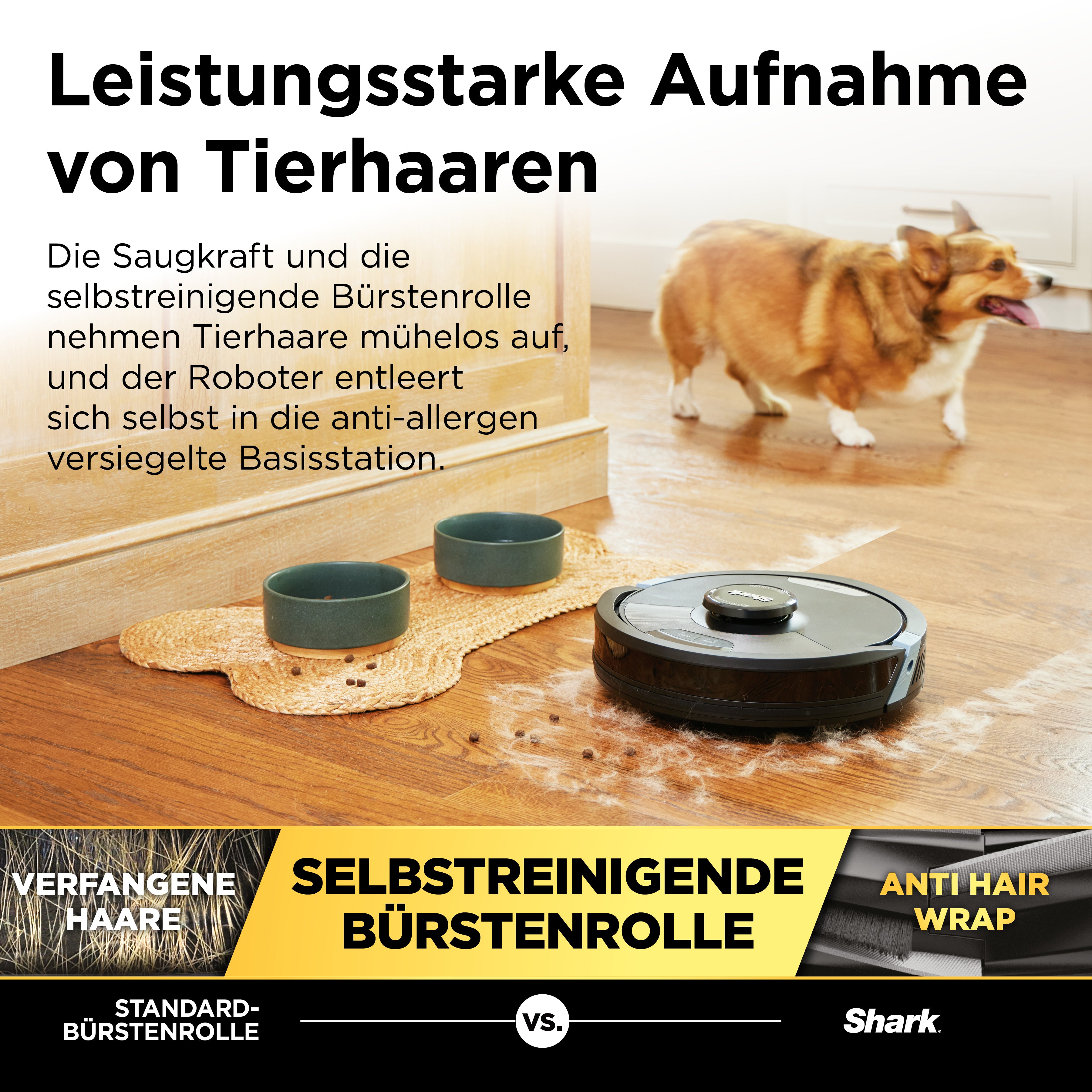Shark RV2620WACH 2-in-1 Saug- und Wischroboter