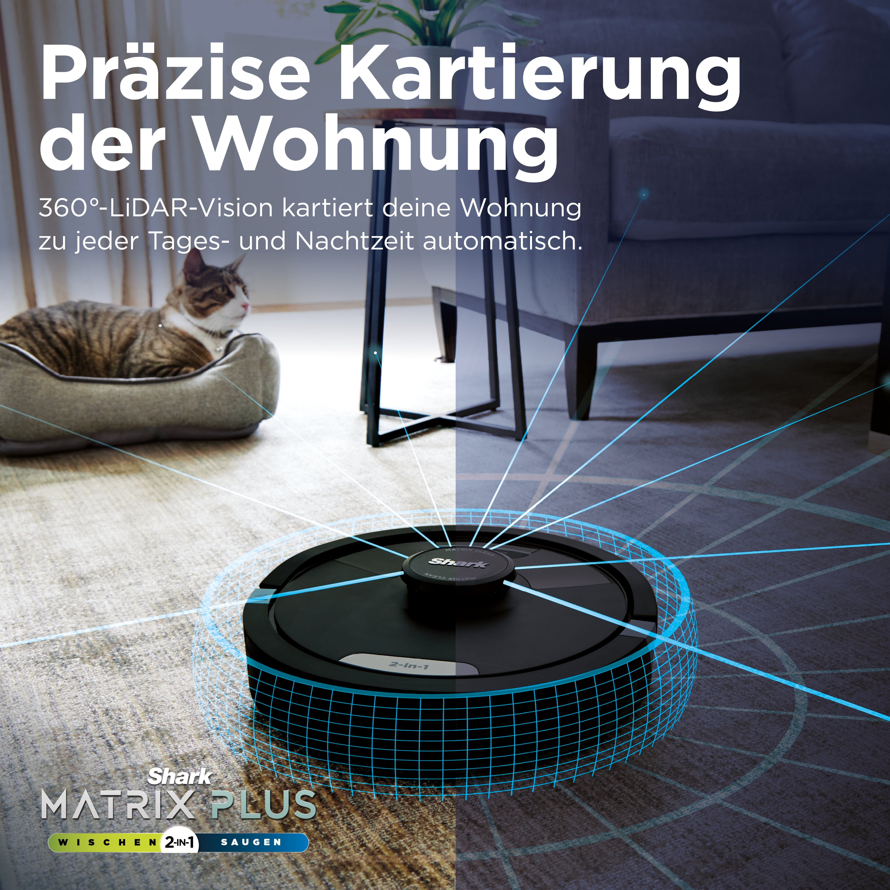 Shark RV2620WDCH 2-in-1 Saug- und Wischroboter