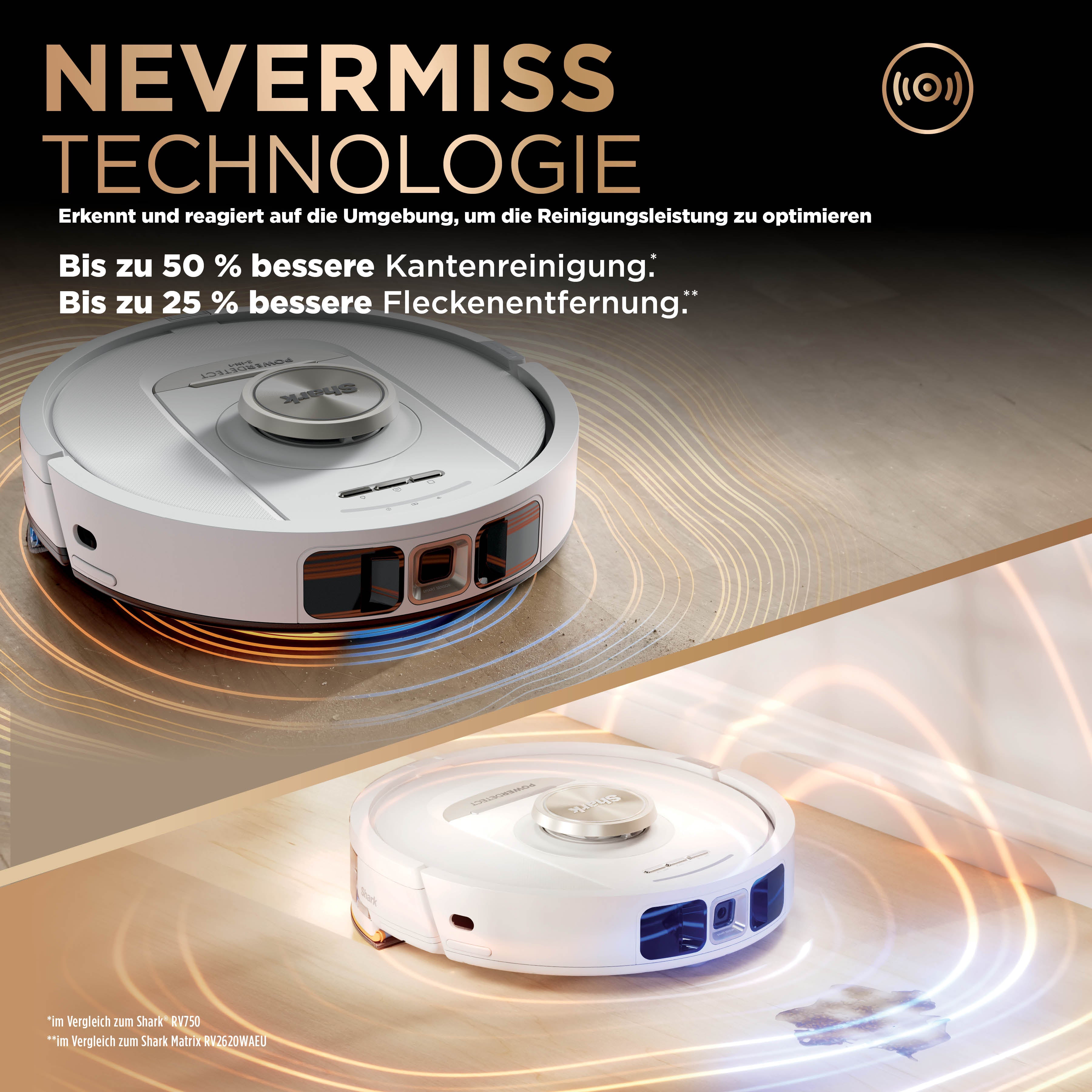 Shark RV2800ZECHWH 2-in-1 Saug- und Wischroboter
