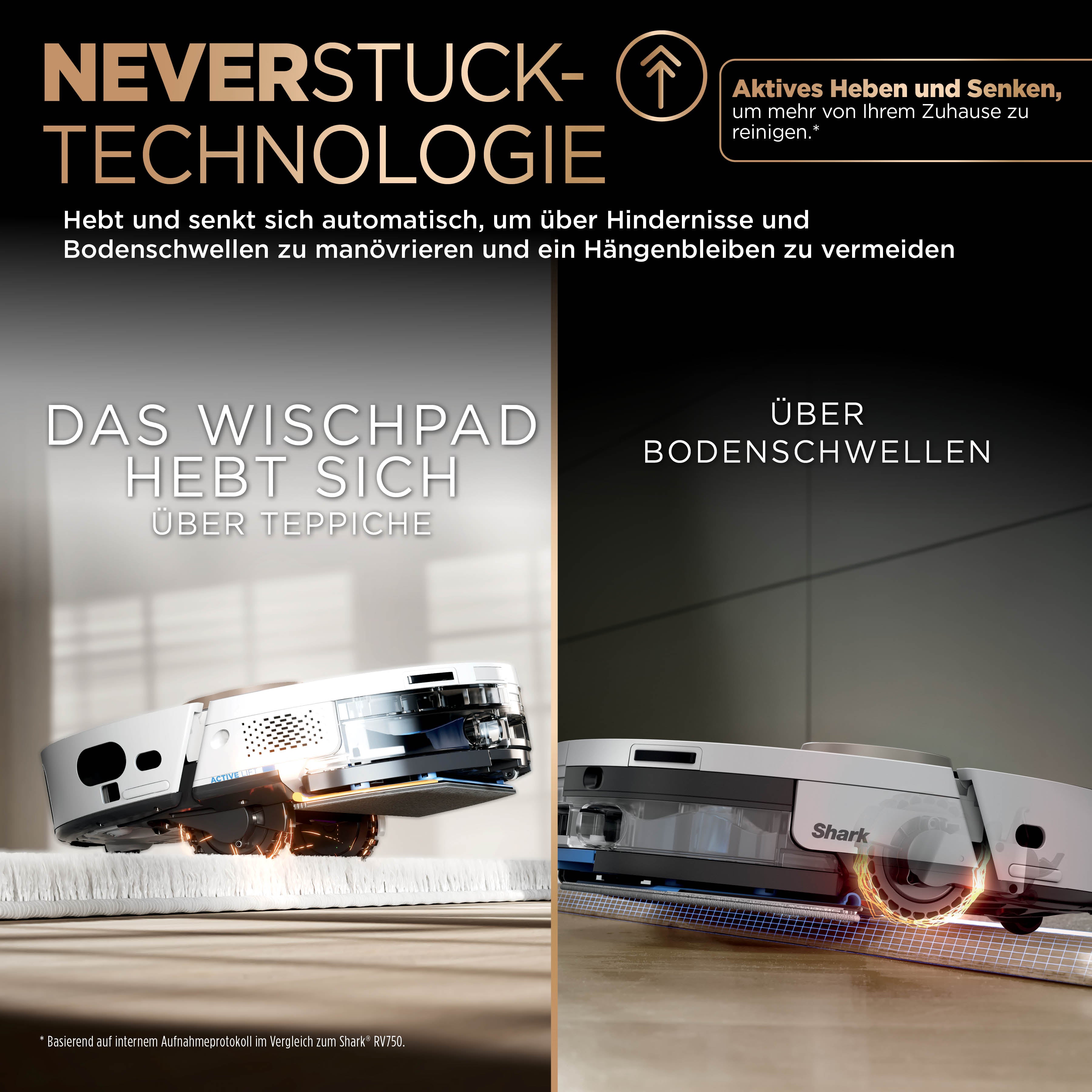 Shark RV2800ZECHWH 2-in-1 Saug- und Wischroboter