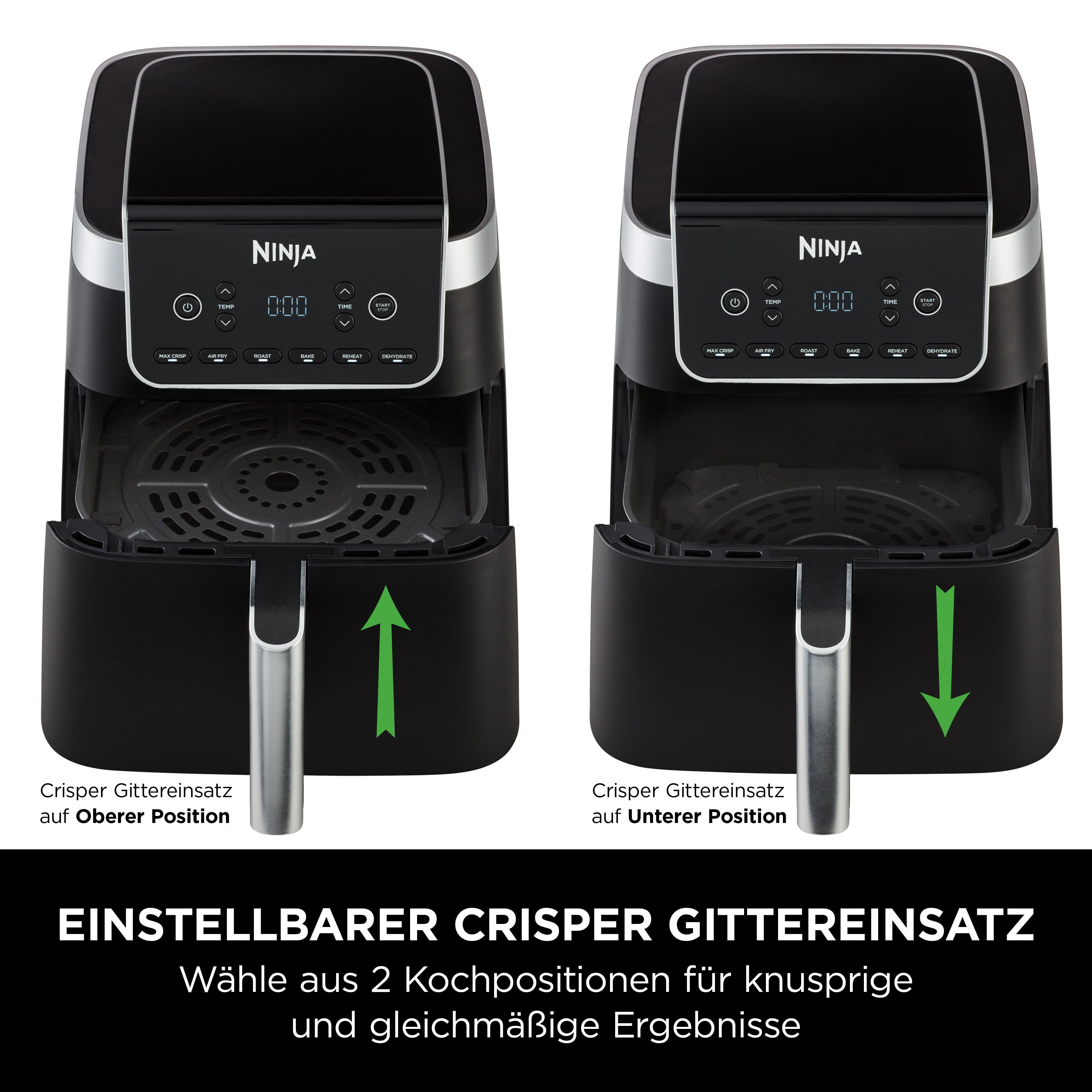 Ninja AF180CH Heissluftfritteuse Pro MAX