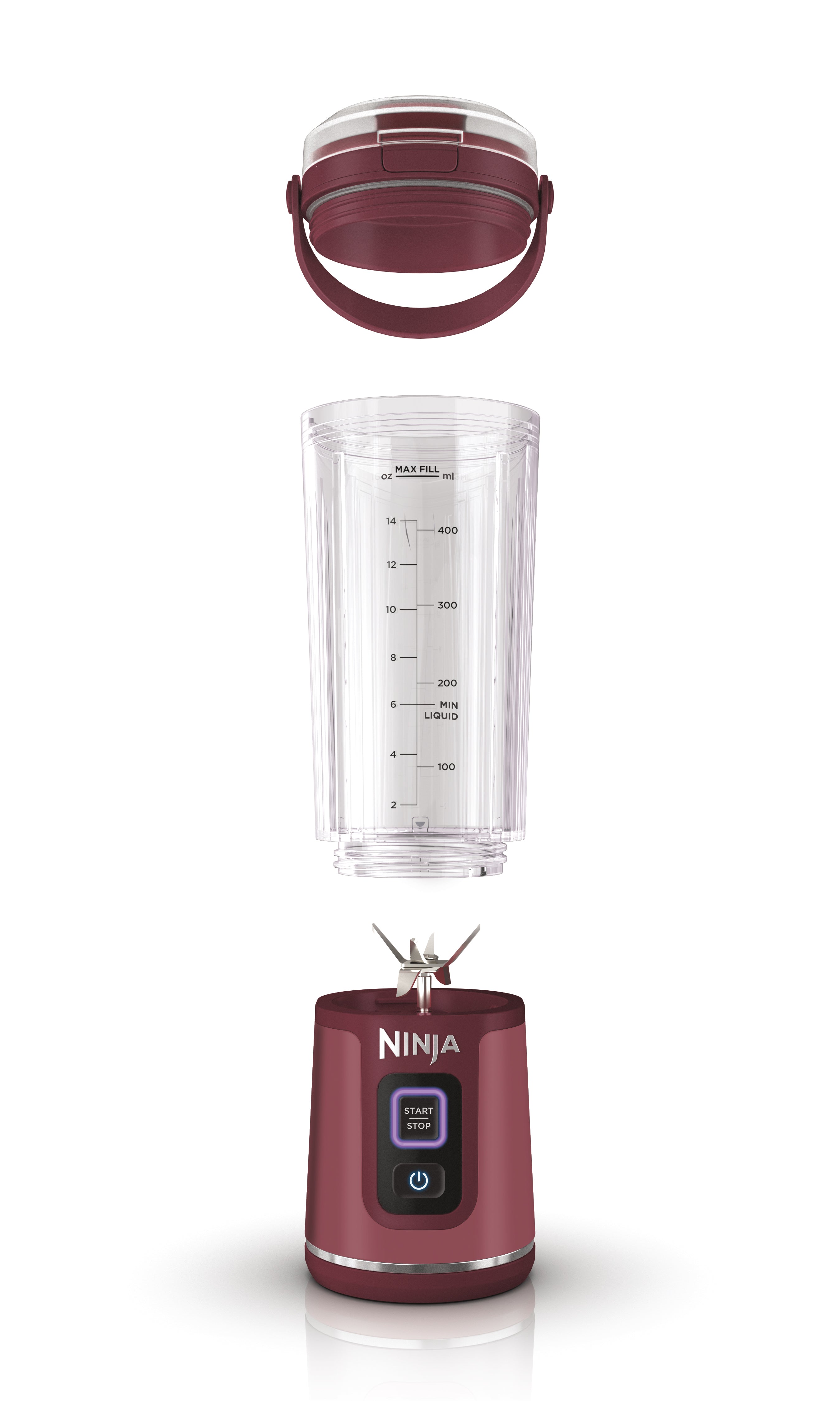 Ninja BC151EUCR Blast Kabelloser Mixer