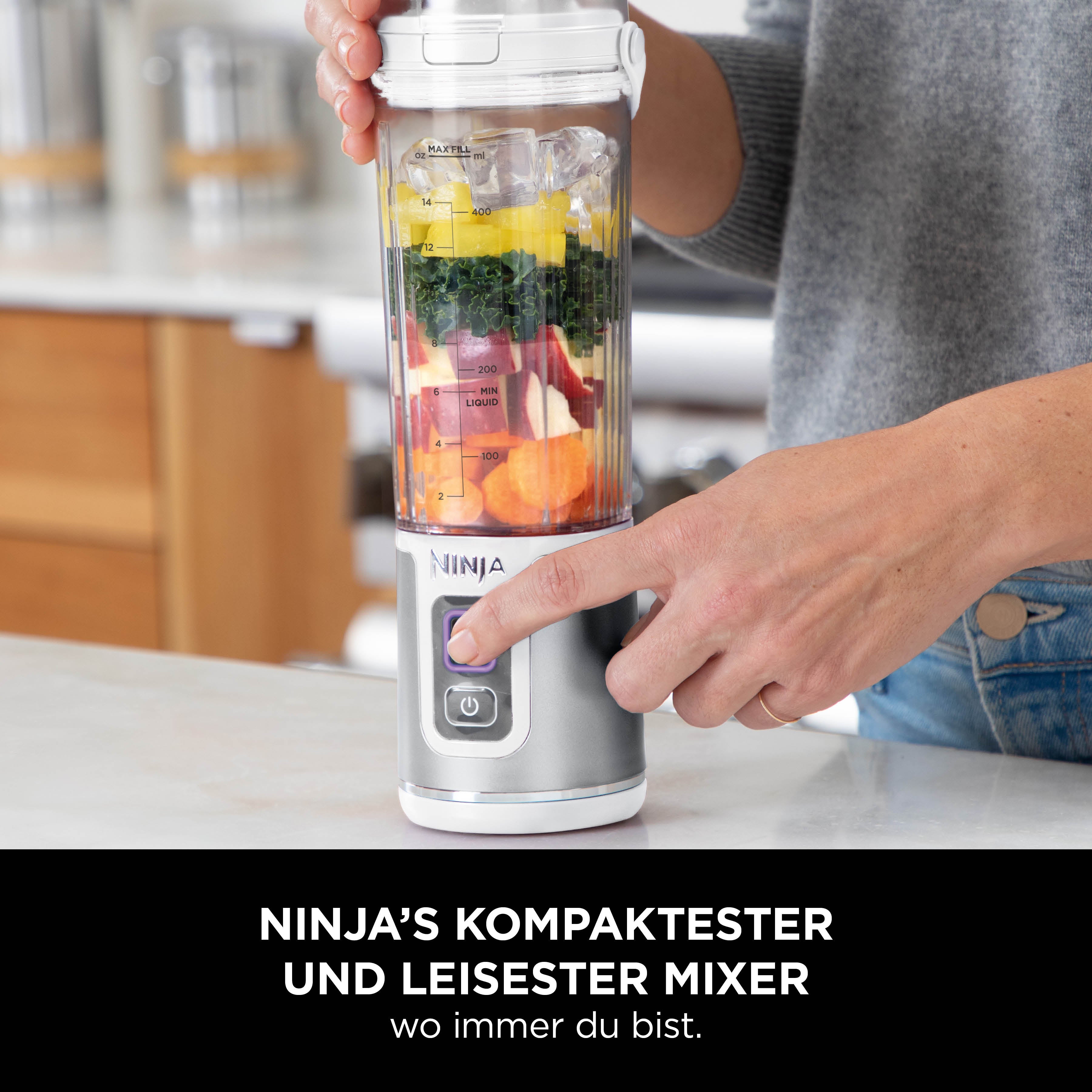 Ninja BC151EUWH Blast Kabelloser Mixer