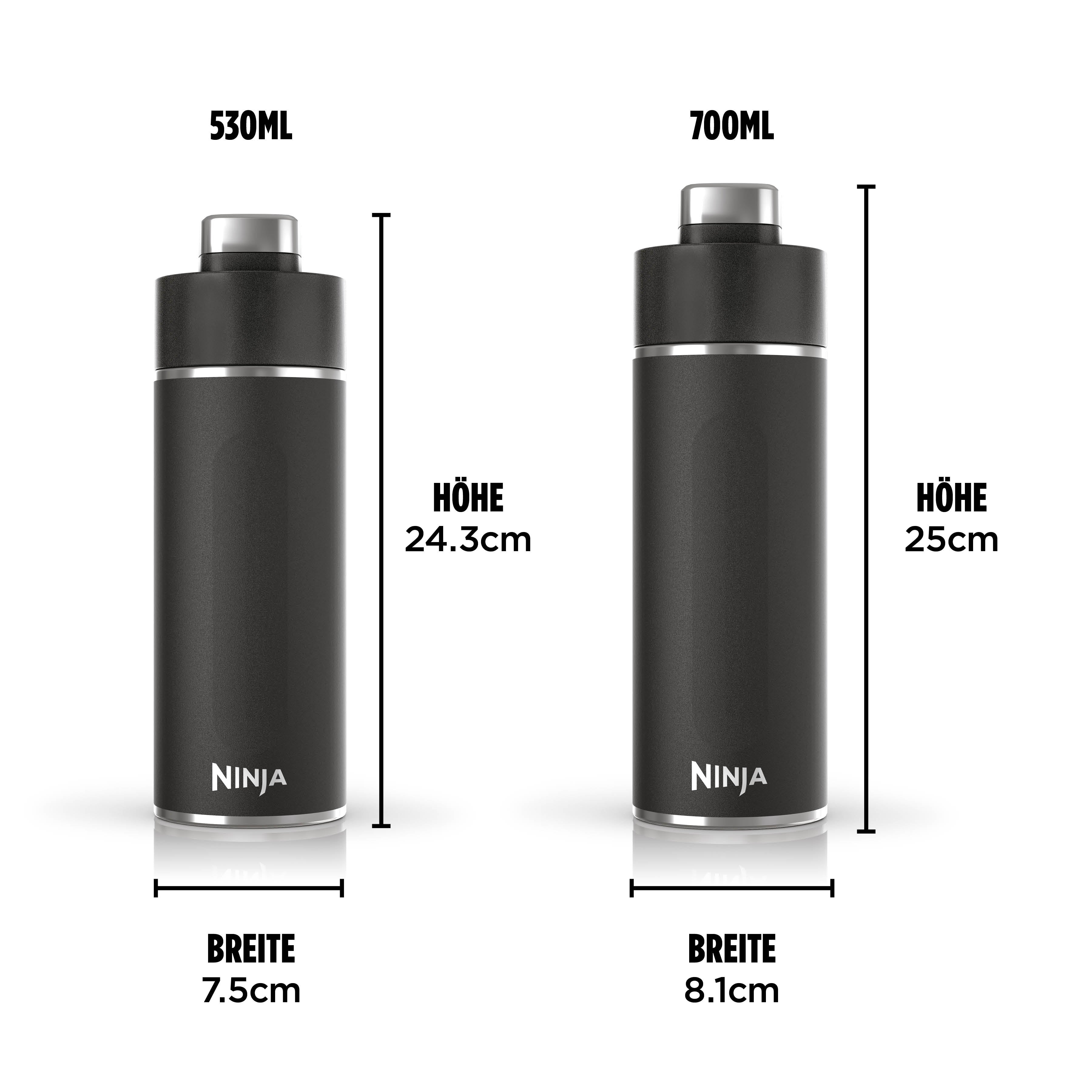 Ninja DW2401EUUKBK Thirsti 700 ml Trinkflasche
