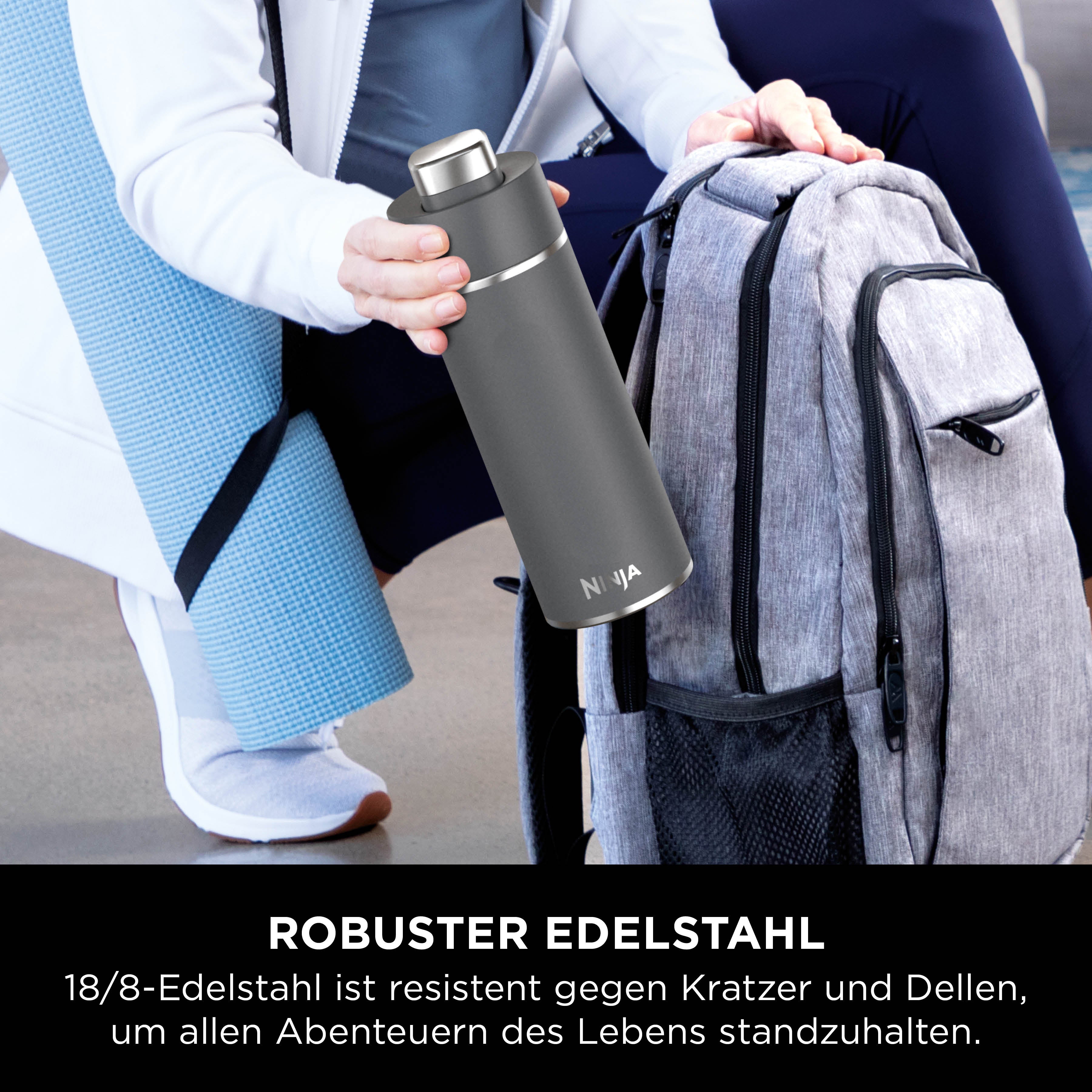 Ninja DW2401EUUKGY Thirsti 700 ml Reiseflasche