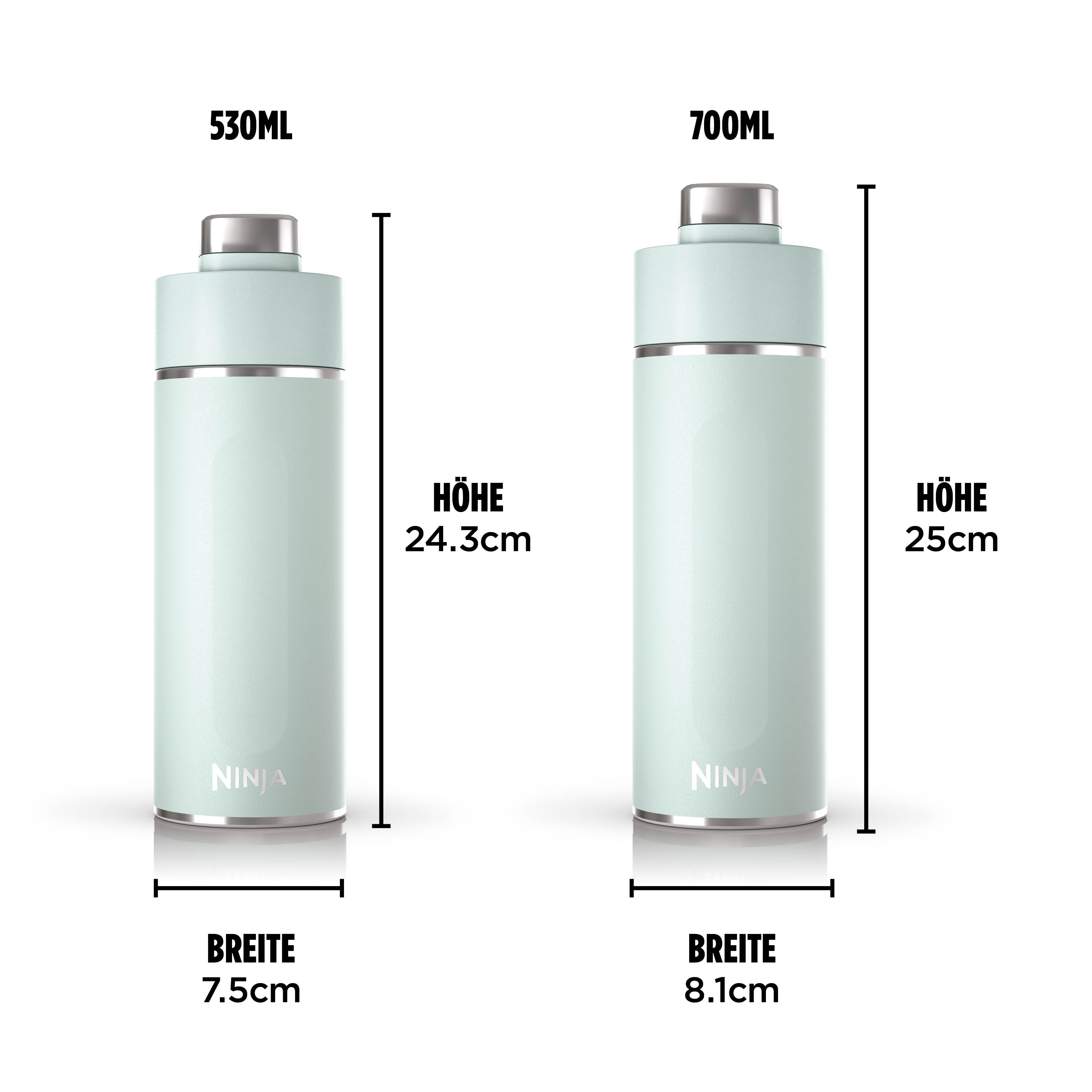 Ninja DW2401EUUKMT Thirsti 700 ml Reiseflasche
