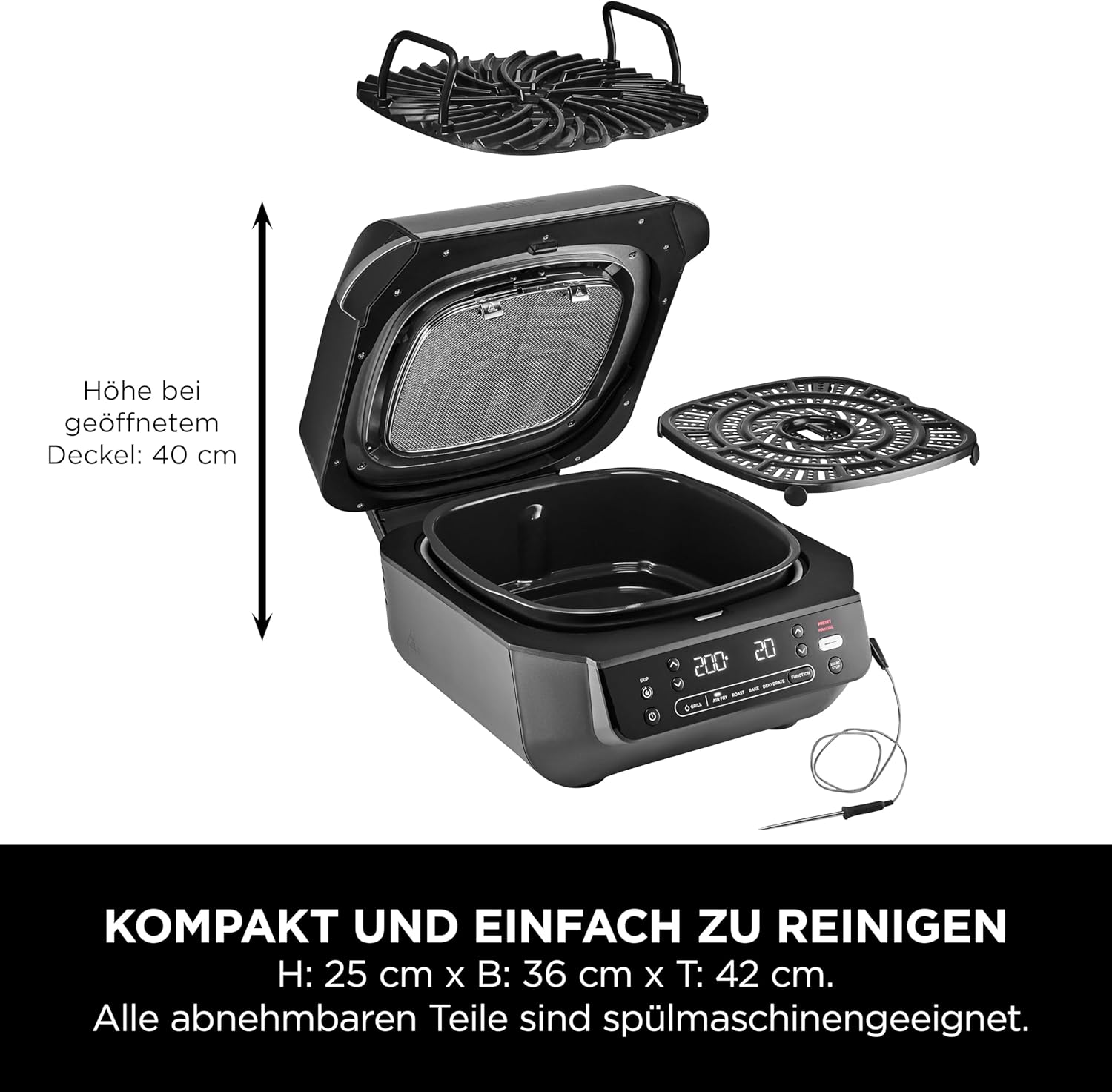 Ninja EG351CH 5in1 Grill und Heißluftfritteuse