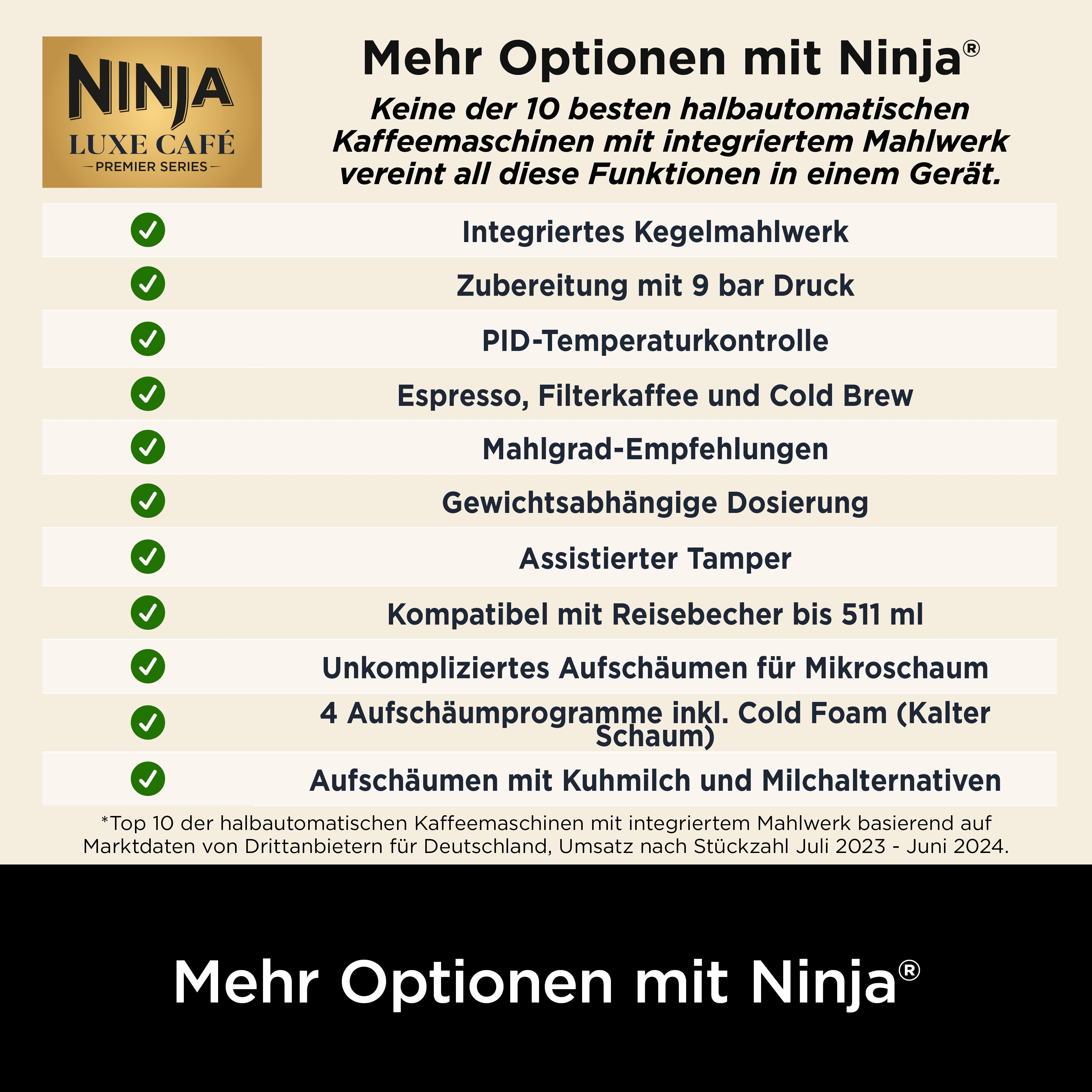 Ninja ES601CHBK Luxe Café Premier Kaffeemaschine