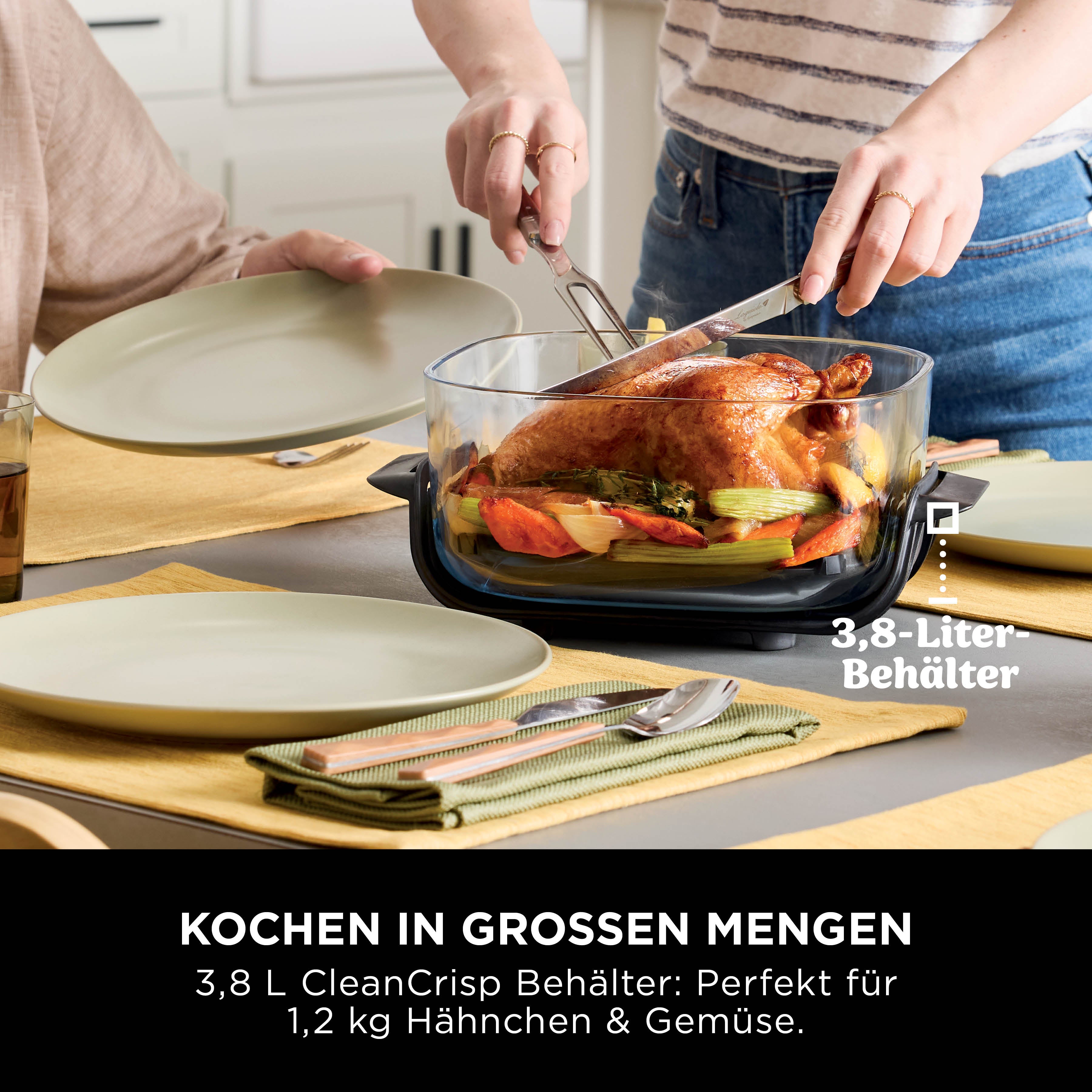 Ninja FN101CHGD Crispi 4-in-1 Heissluftfritteuse