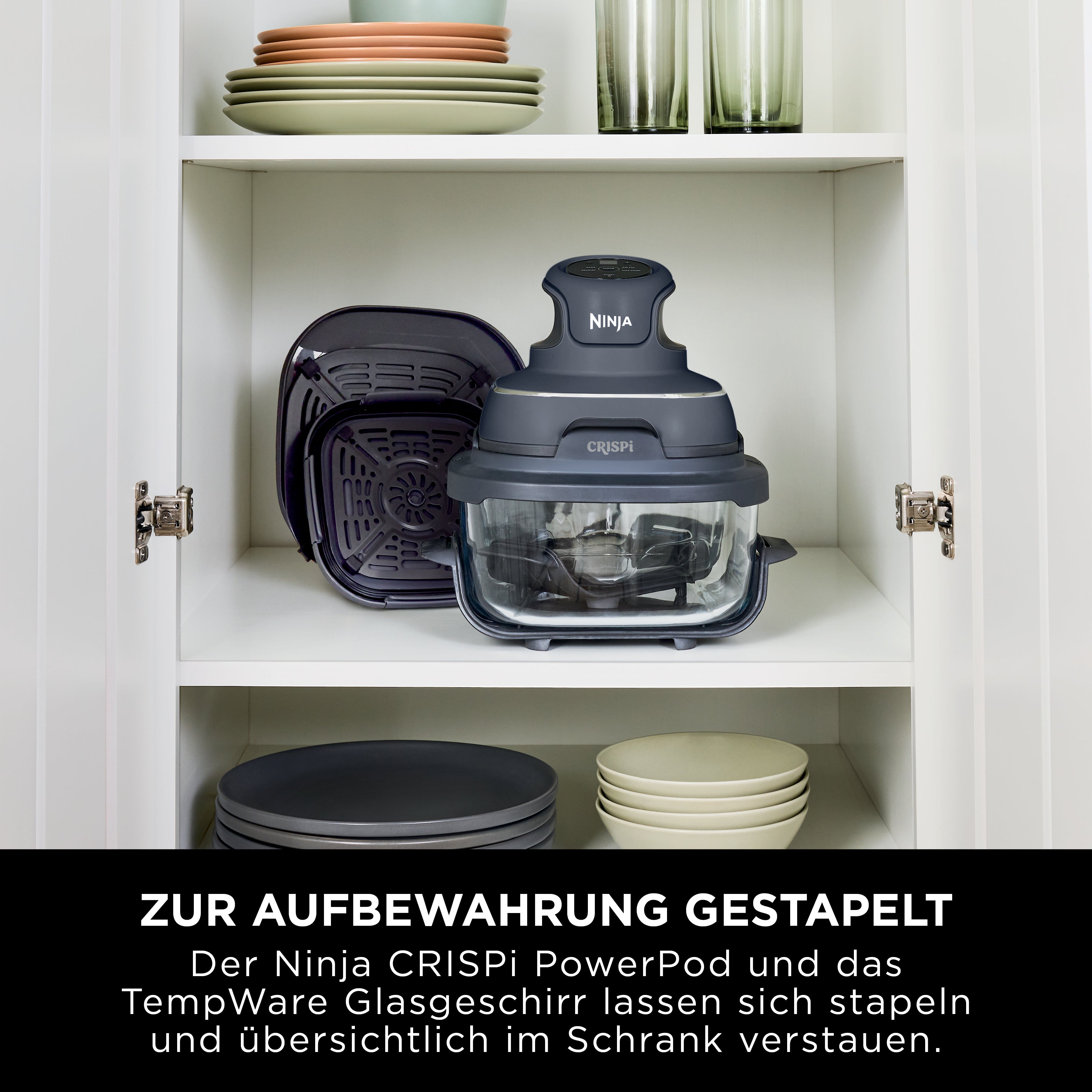 Ninja FN101CHGY Crispi 4-in-1 Heissluftfritteuse