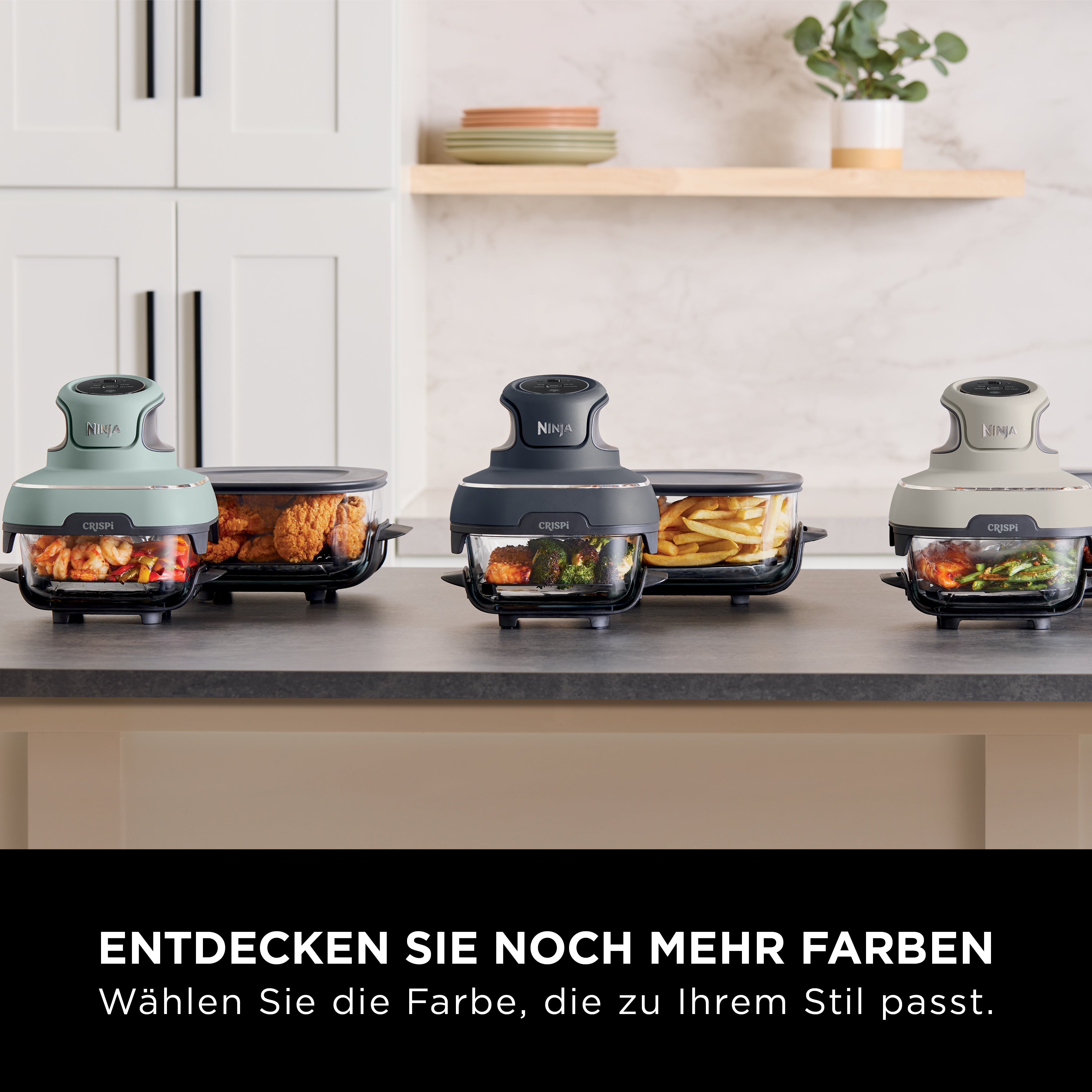 Ninja FN101CHGY Crispi 4-in-1 Heissluftfritteuse
