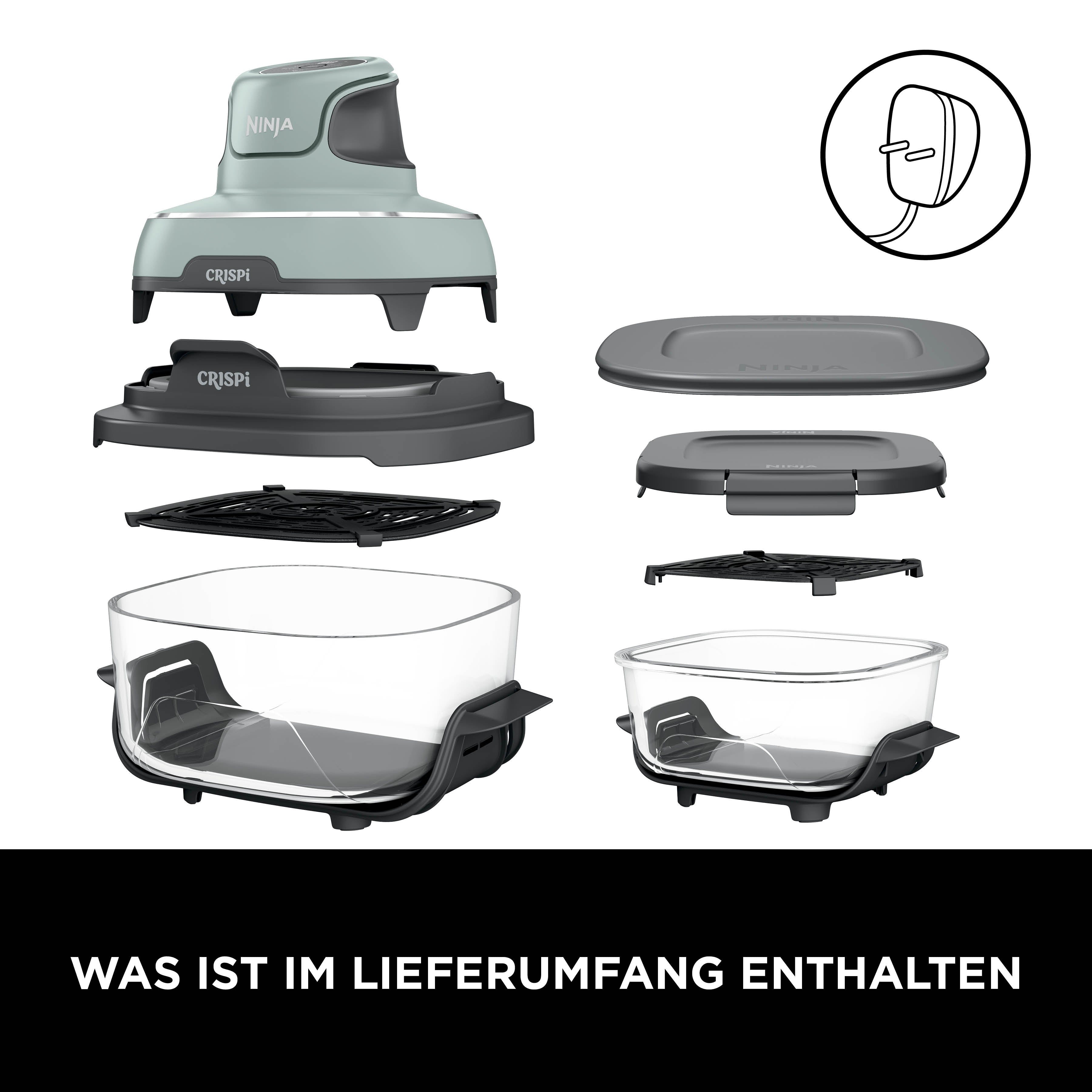 Ninja FN101CHSG Crispi 4-in-1 Heissluftfritteuse