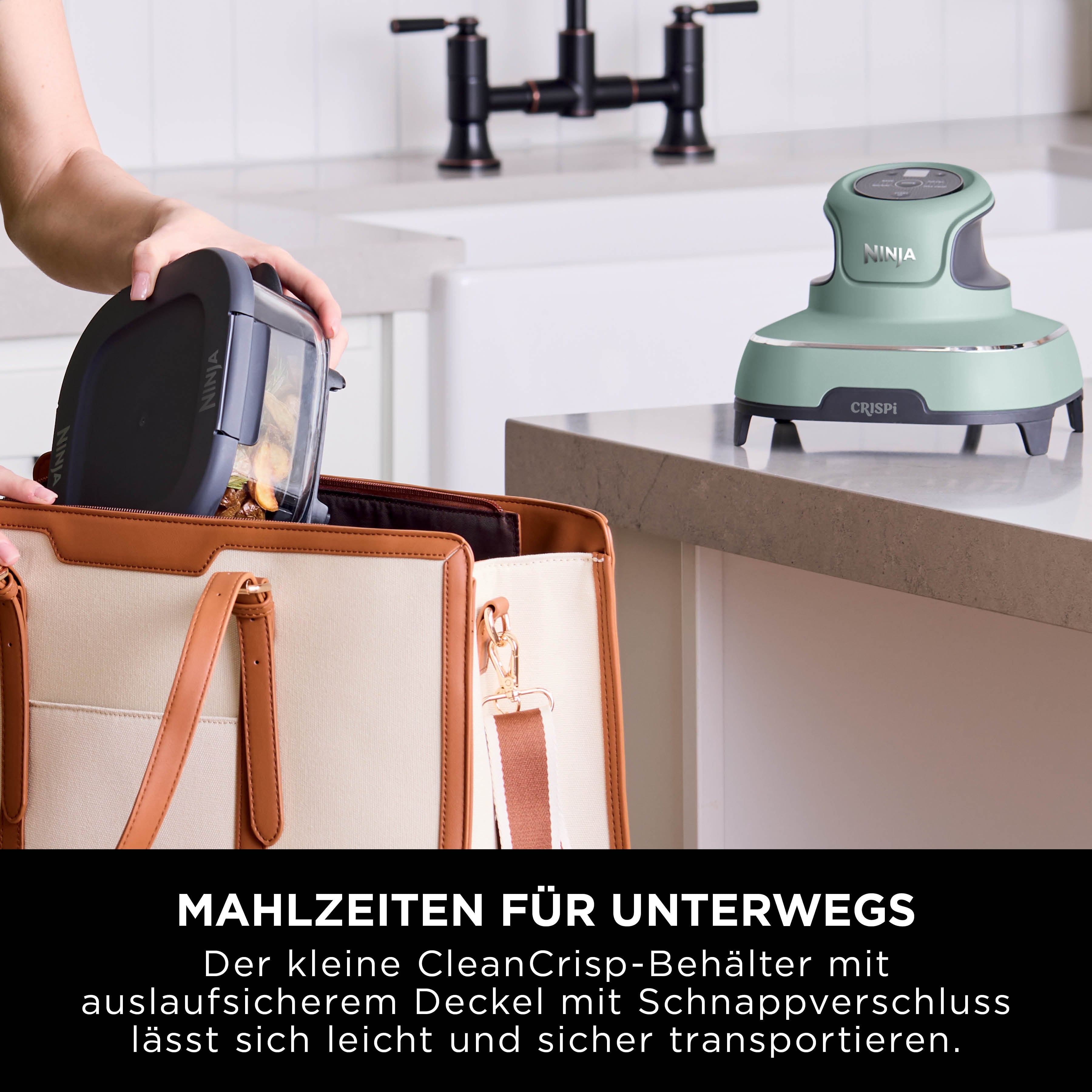 Ninja FN101CHSG Crispi 4-in-1 Heissluftfritteuse