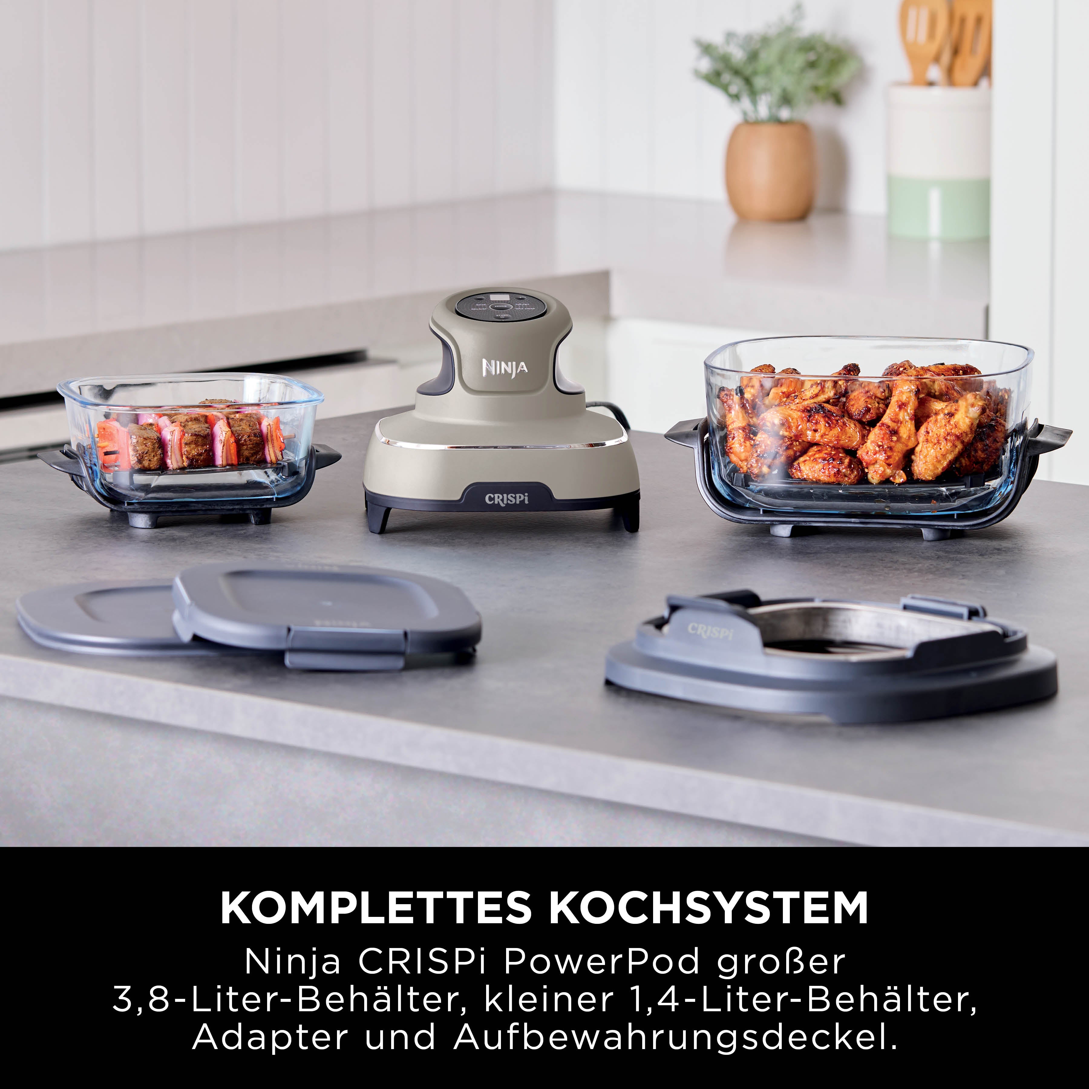 Ninja FN101CHST Crispi 4-in-1 Heissluftfritteuse