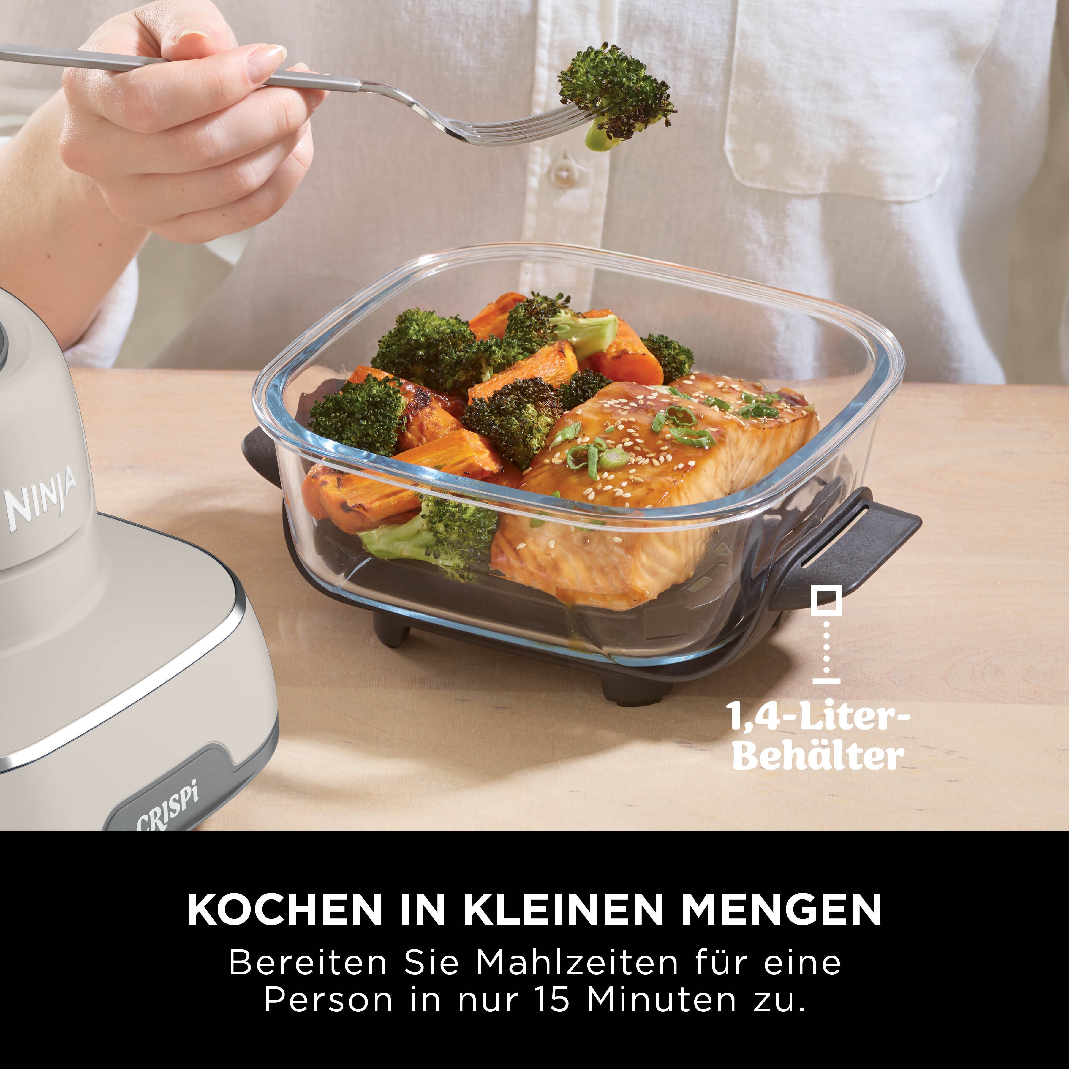 Ninja FN101CHST Crispi 4-in-1 Heissluftfritteuse