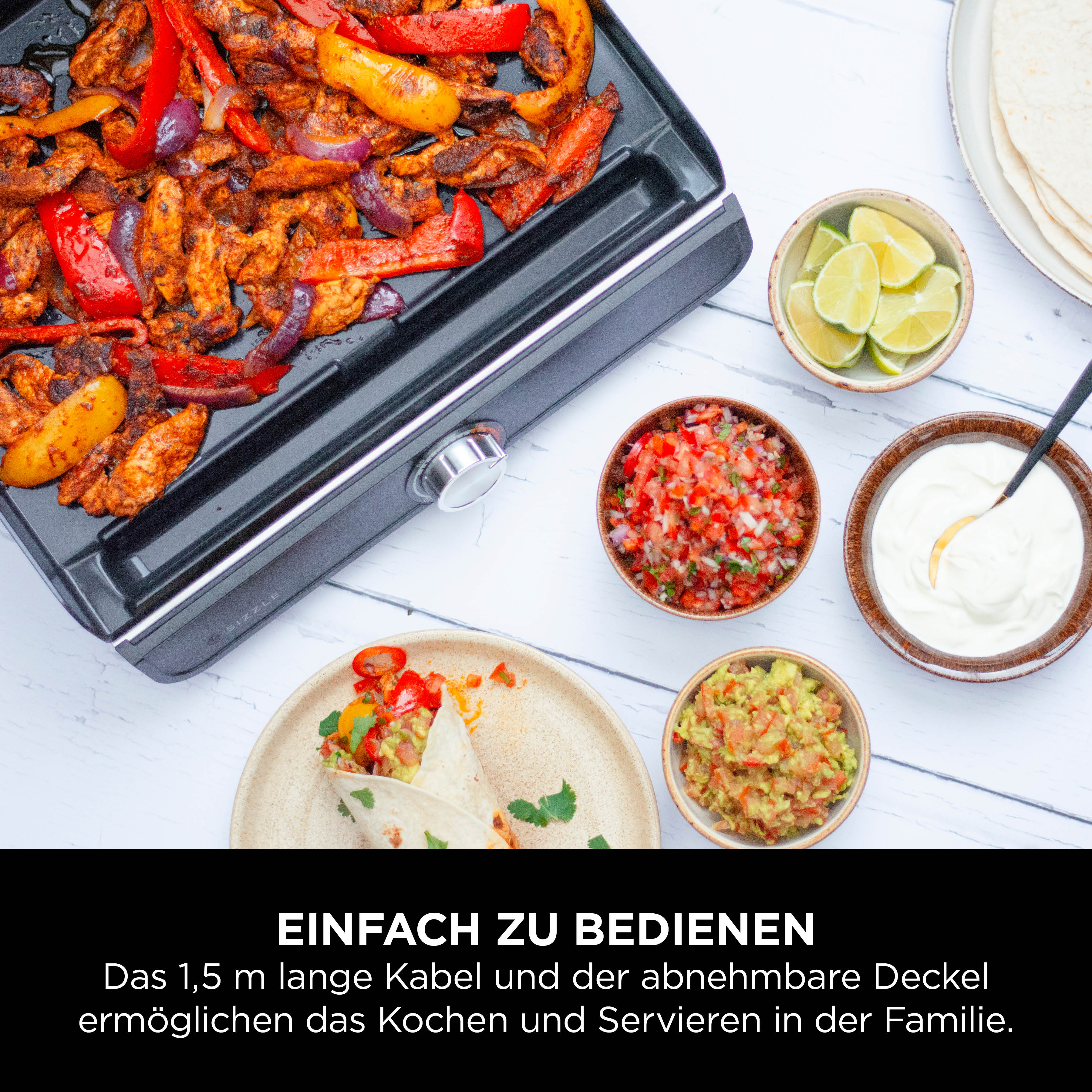 Ninja GR101CH Sizzle Grillplatte und Plancha