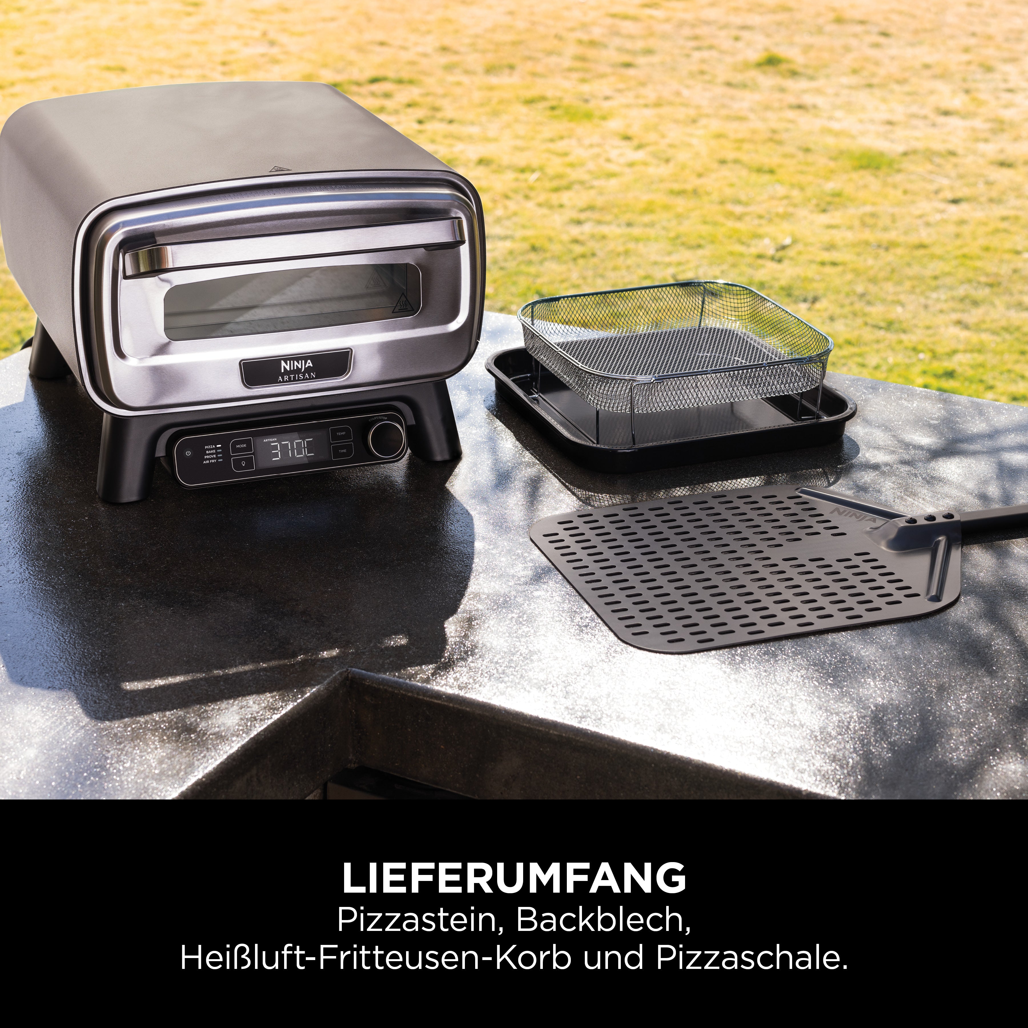 Ninja MO201CH Outdoor-Pizzaofen & Fritteuse