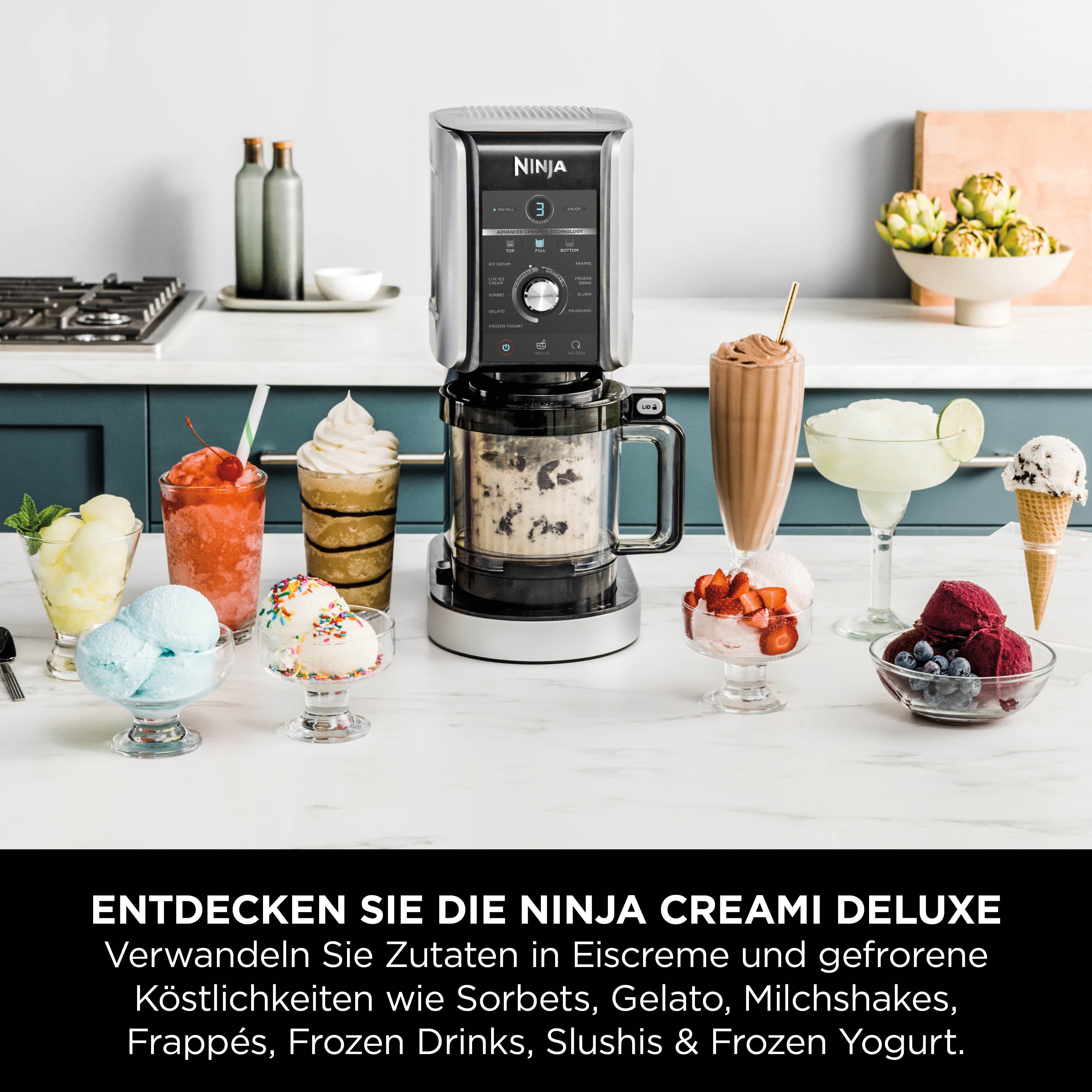 Ninja NC502CH CREAMI Deluxe Eismaschine