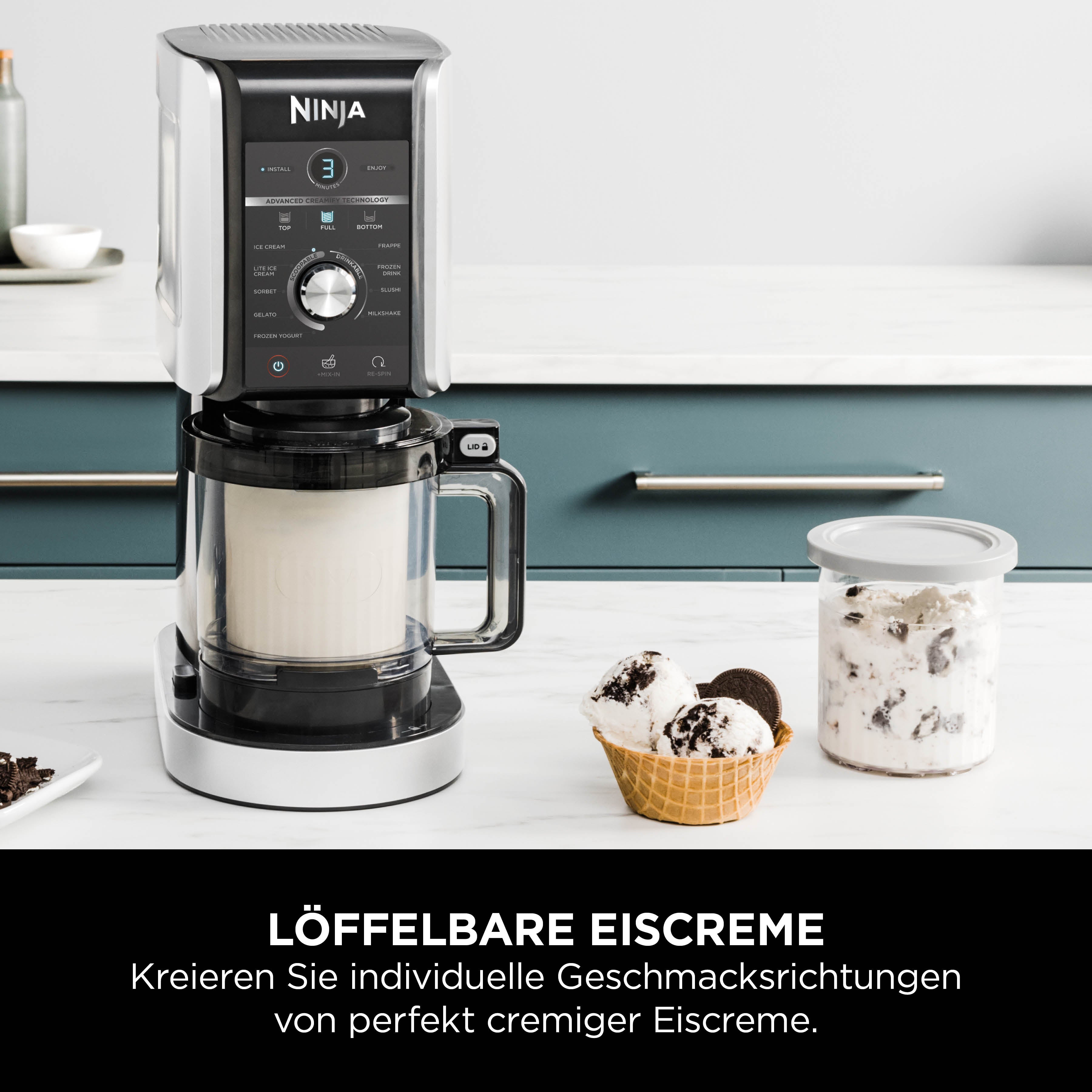 Ninja NC502CH CREAMI Deluxe Eismaschine