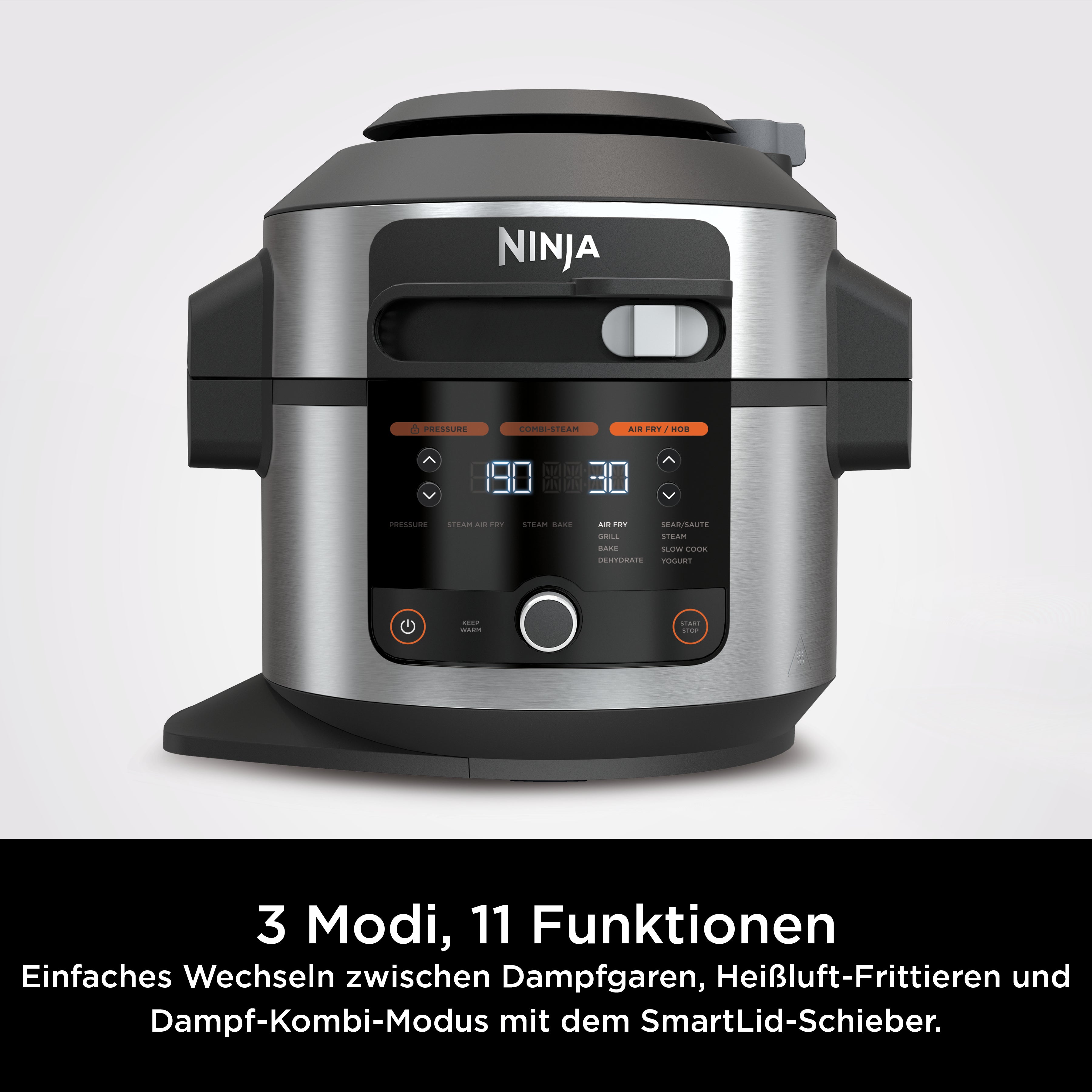 Ninja OL550CH Foodi 11-in-1 SmartLid Multikocher