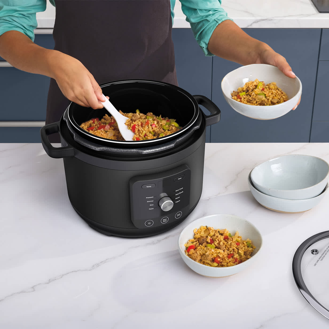 Ninja PC201CH  HyperHeat 9-in-1 Schnellkochtopf