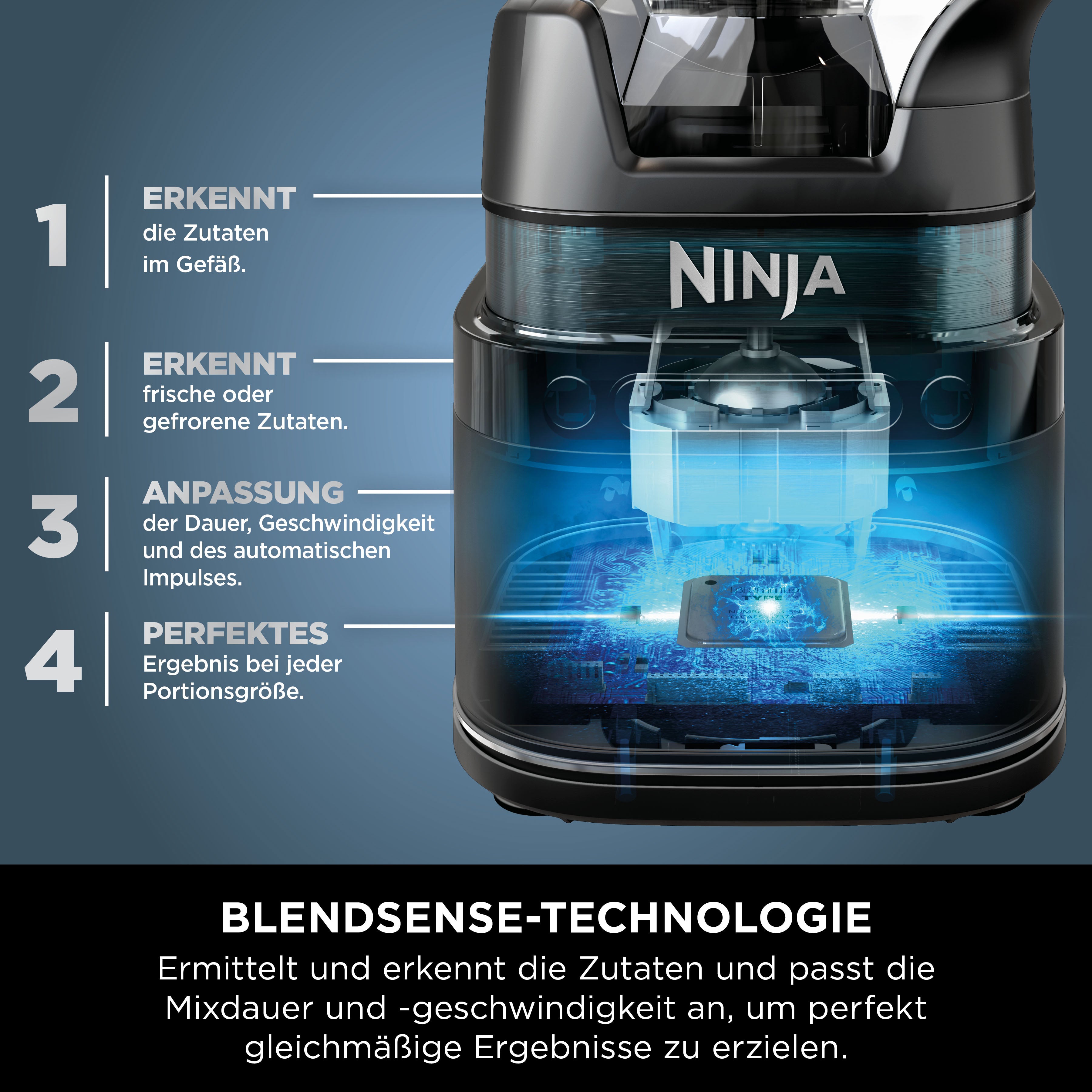 Ninja TB401CH Detect Power Mixer & Processor Pro