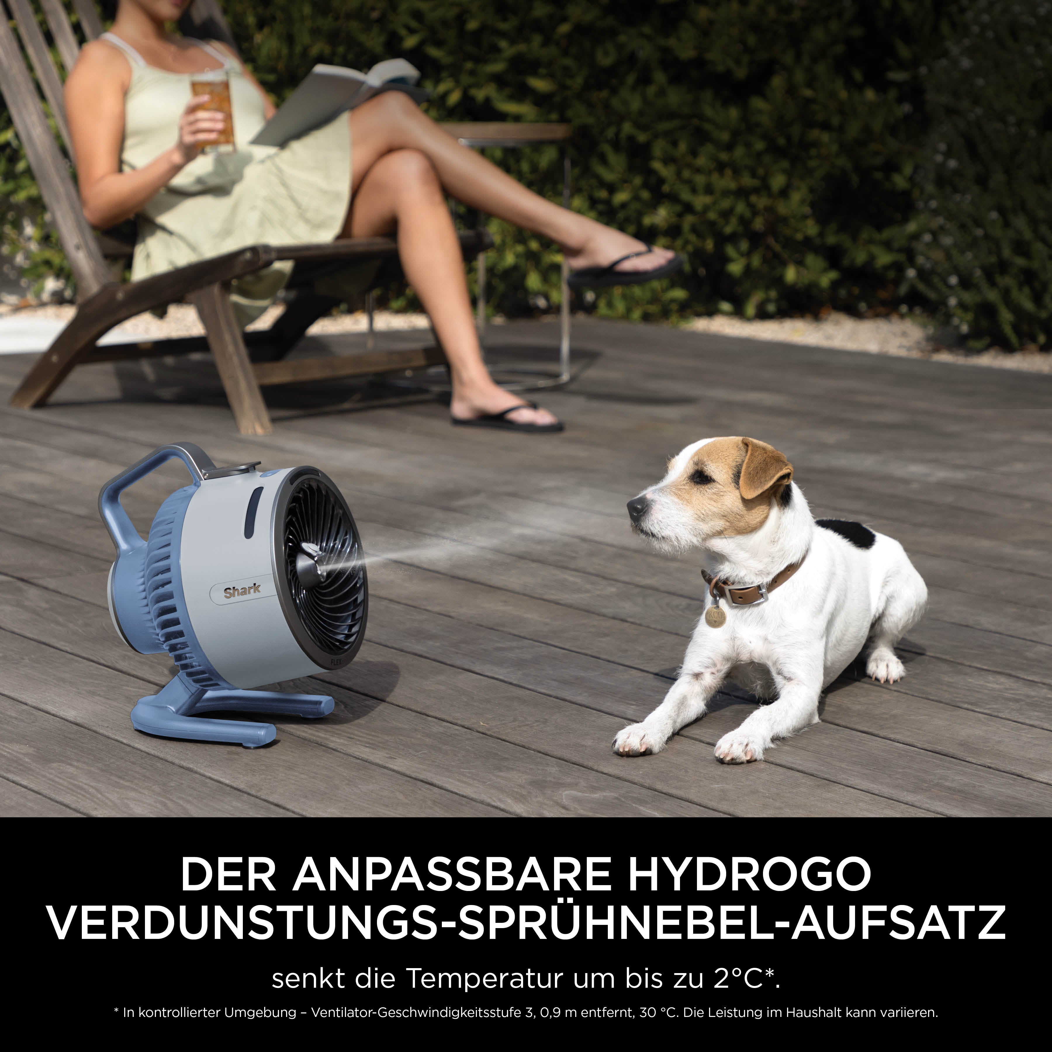 Shark FA050CHBL FlexBreeze HydroGo Ventilator