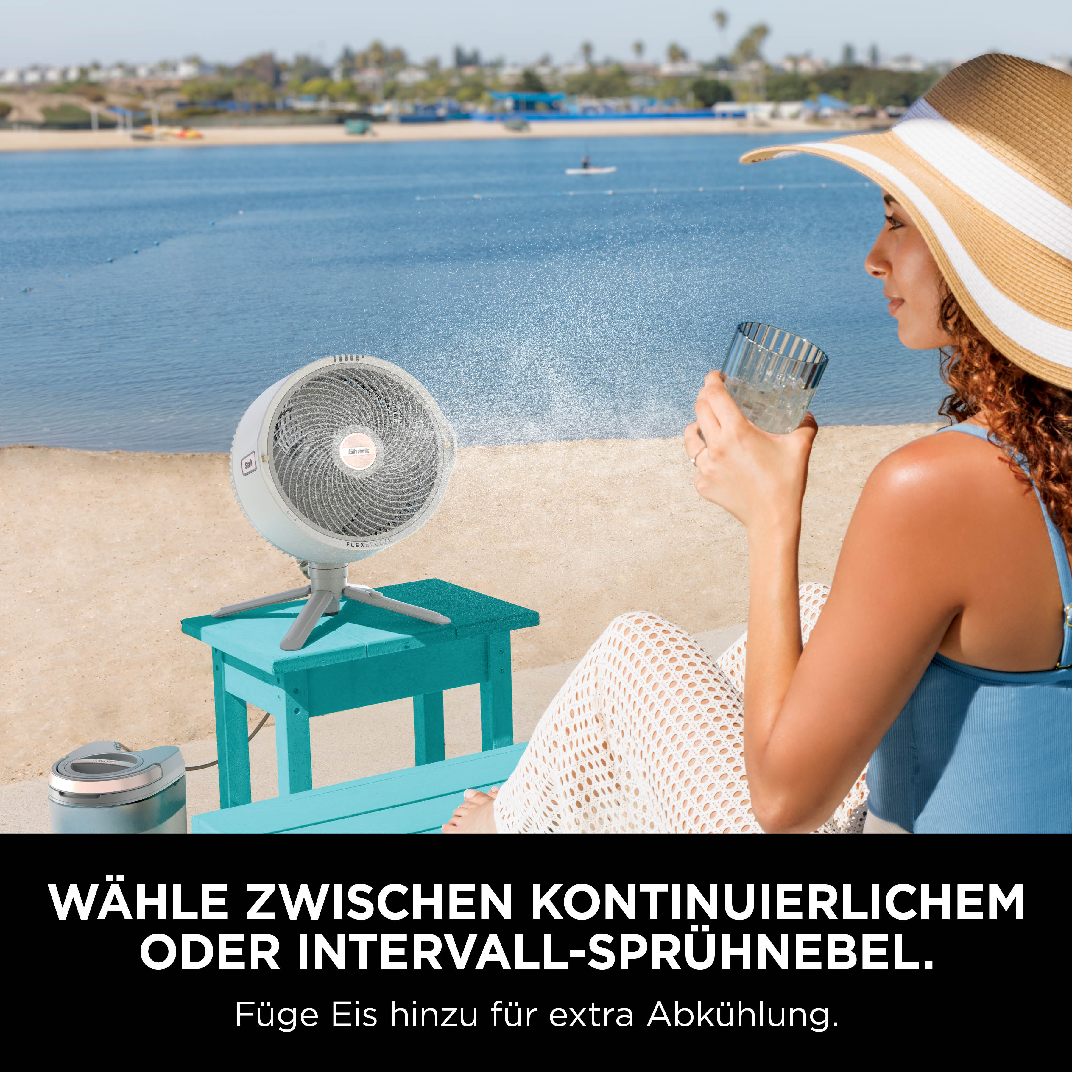 Shark FA300WHCH FlexBreeze Pro Mist Ventilator