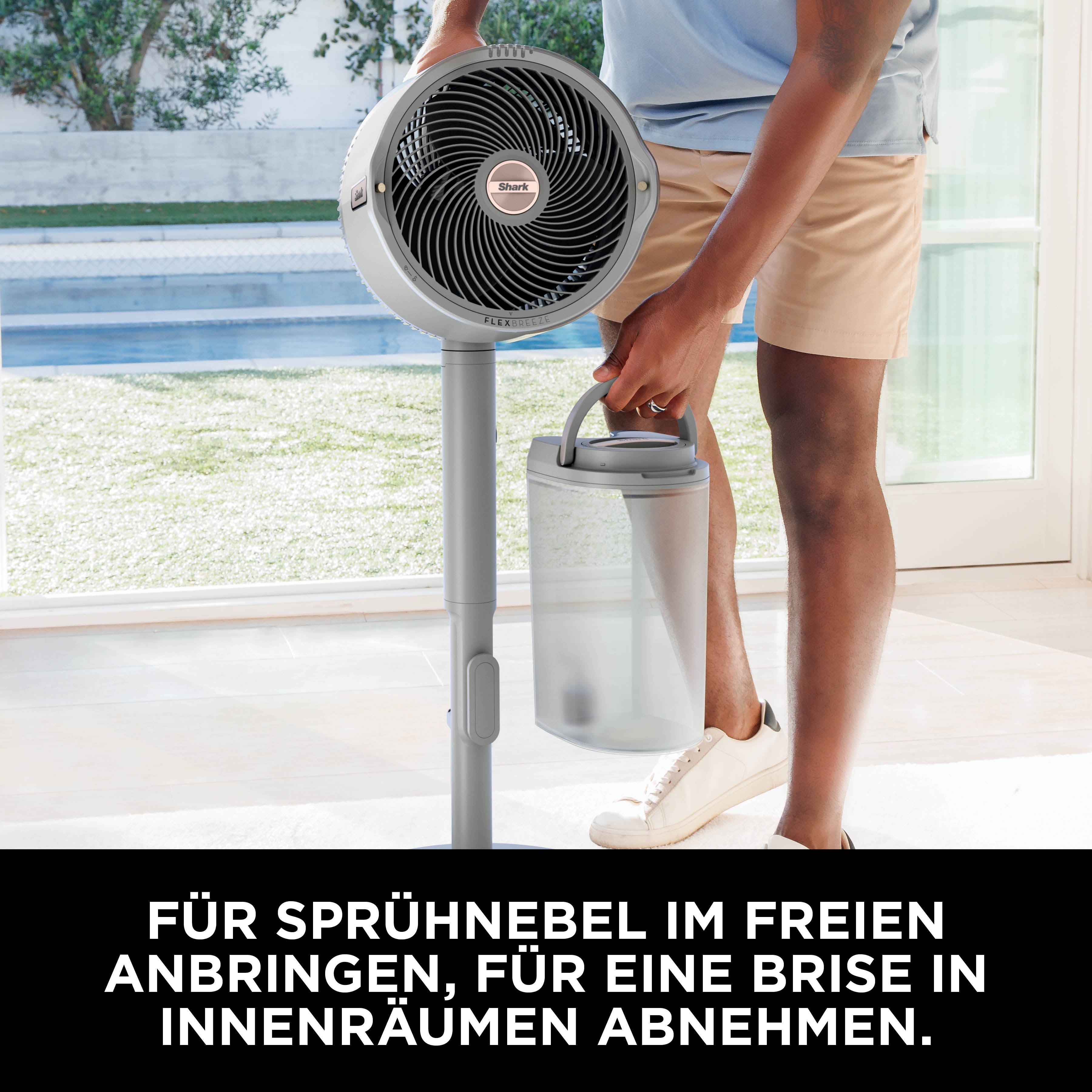 Shark FA300WHCH FlexBreeze Pro Mist Ventilator