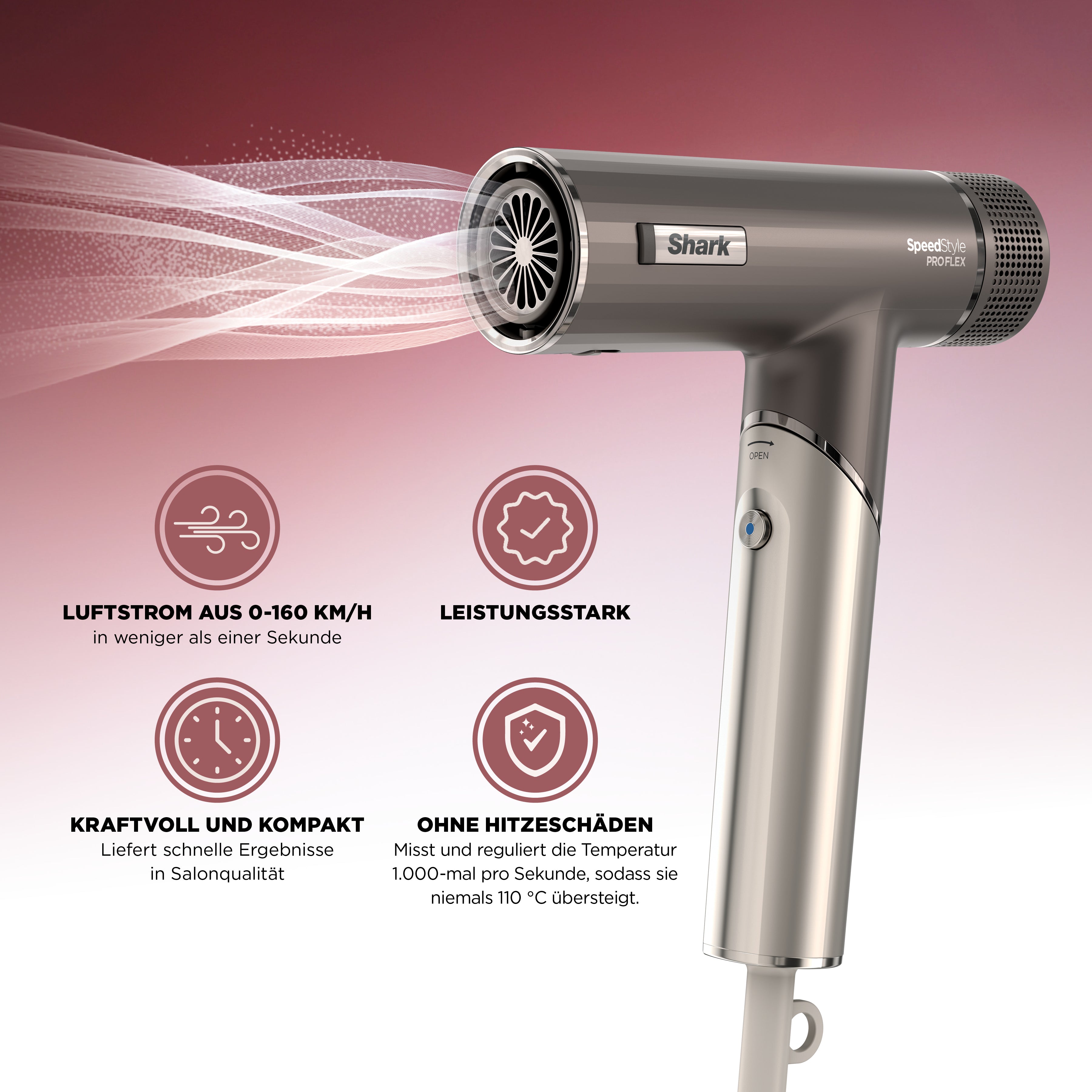 Shark HD542CH SpeedStyle Pro Flex Haartrockner
