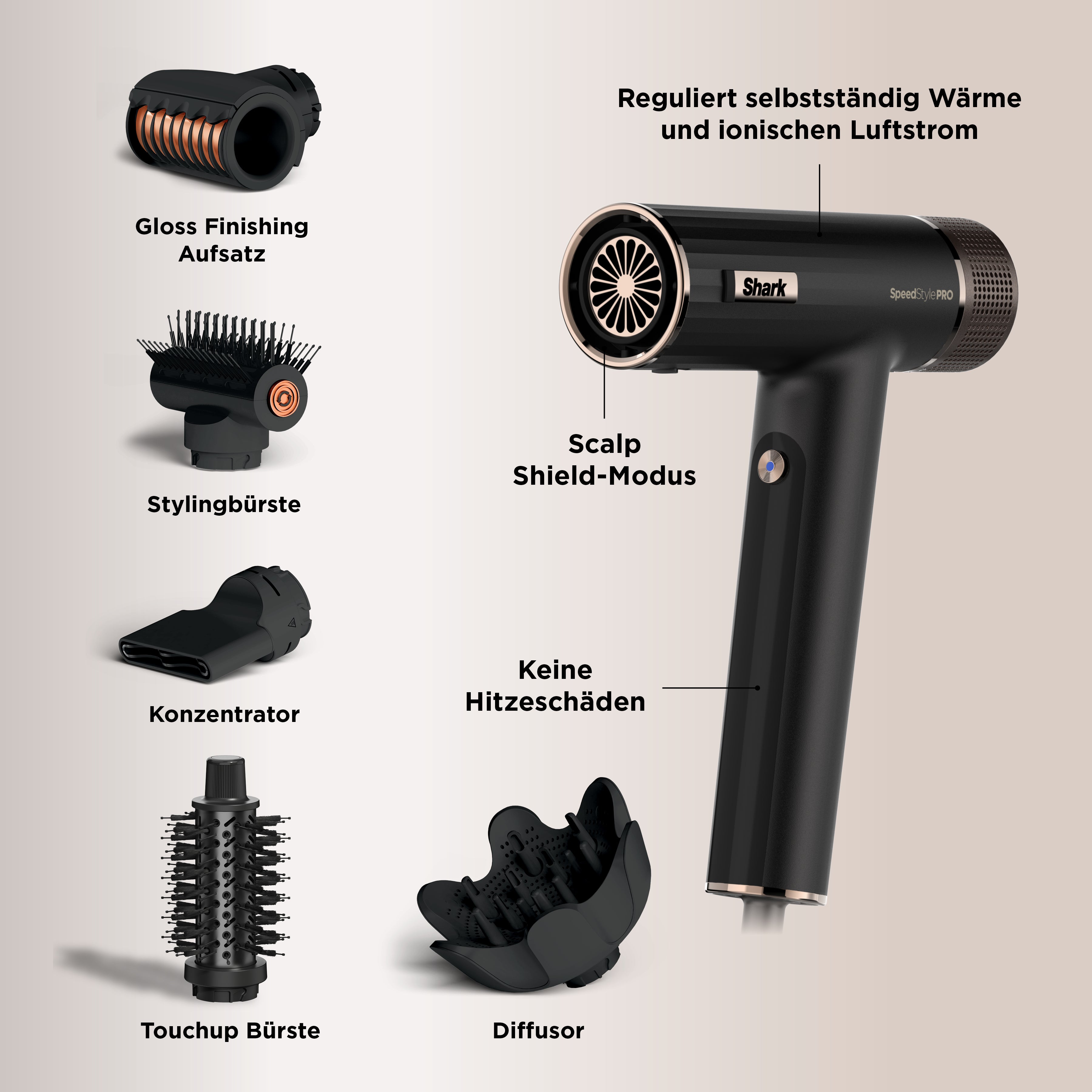 Shark HD752CH SpeedStyle Pro Haartrockner
