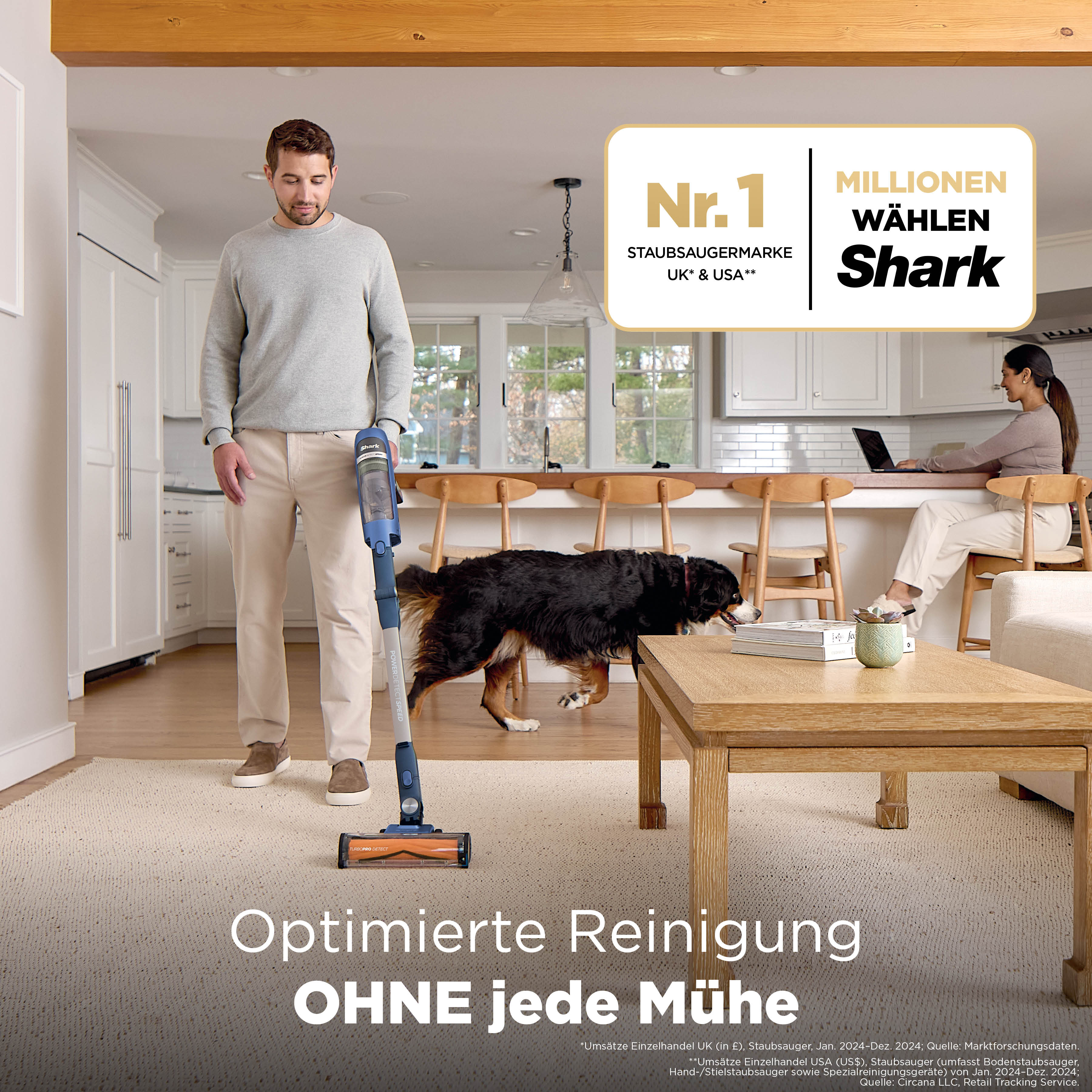Shark IA1241CH PowerDetect Speed Akku-Staubsauger