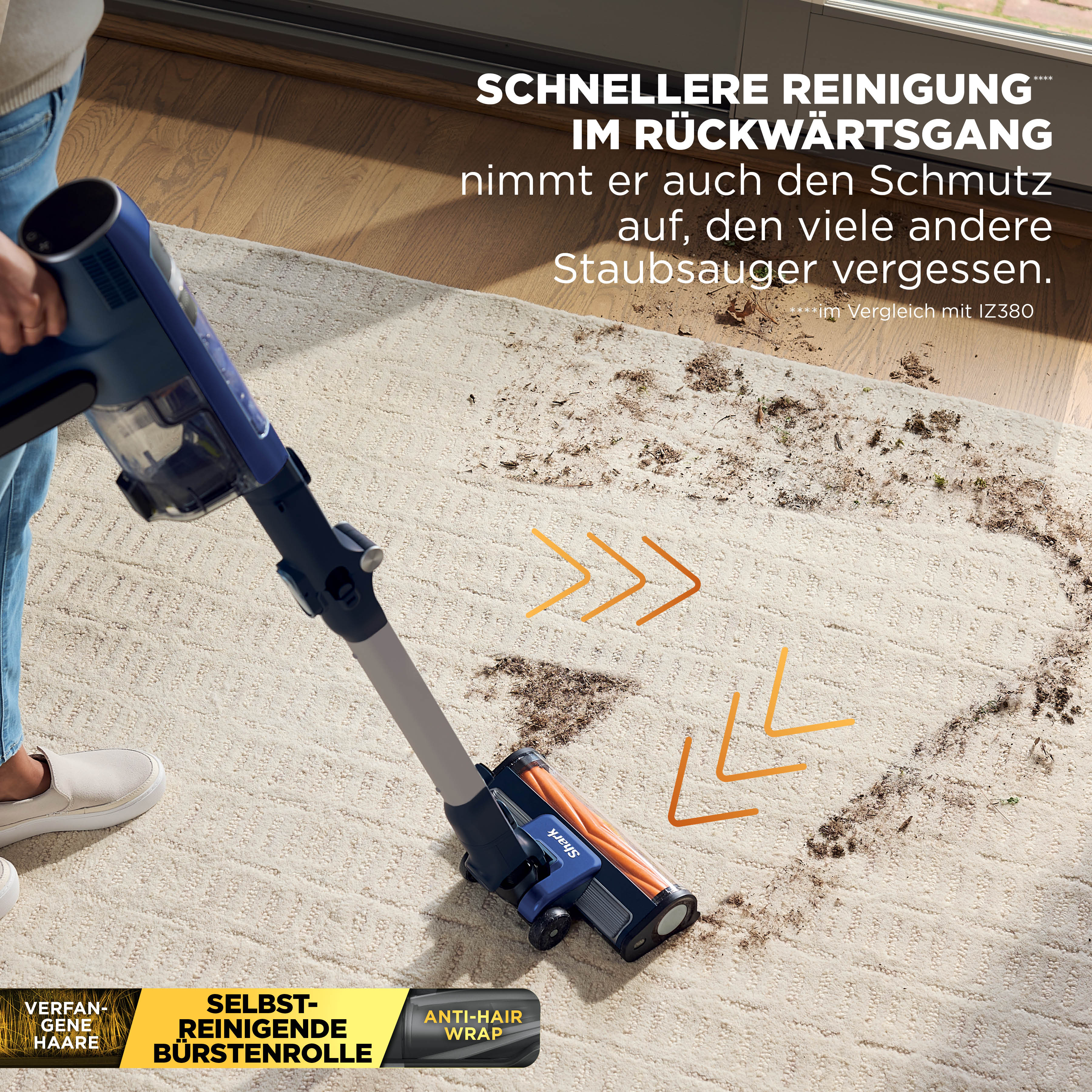 Shark IA1241CH PowerDetect Speed Akku-Staubsauger