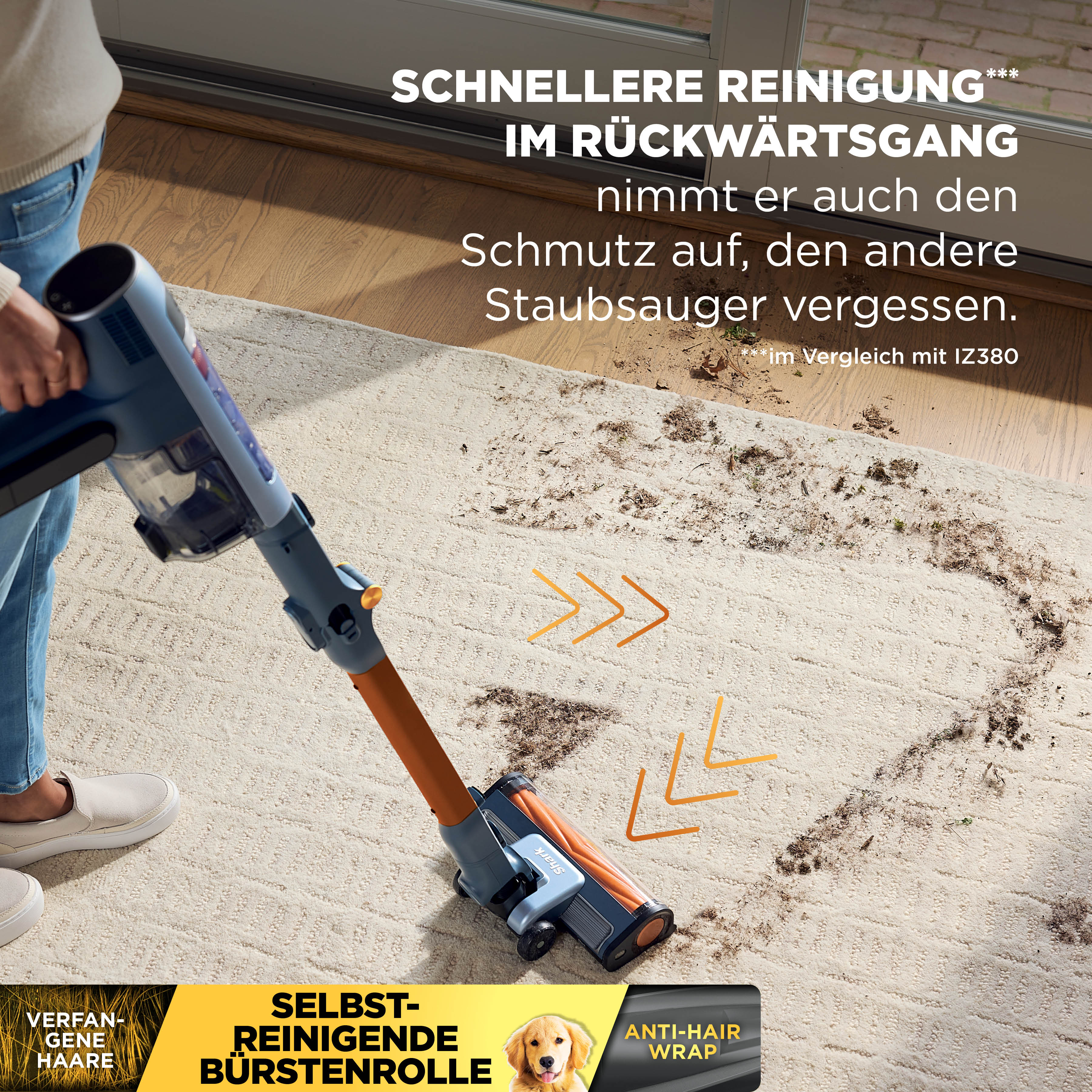 Shark IA1244CH PowerDetect Speed Akku-Staubsauger