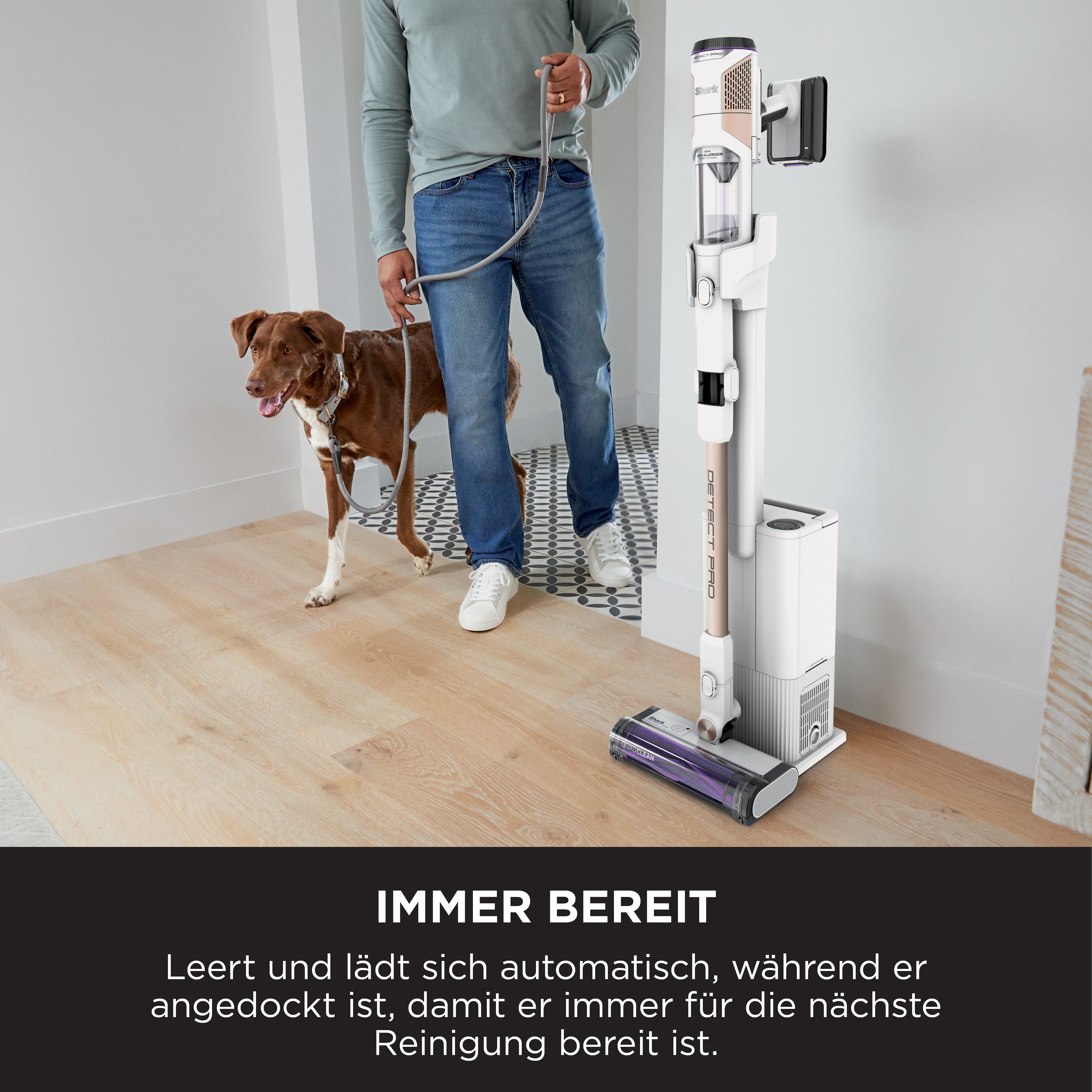 Shark IW3611CH Detect Pro Akku Staubsauger mit Absaugstation