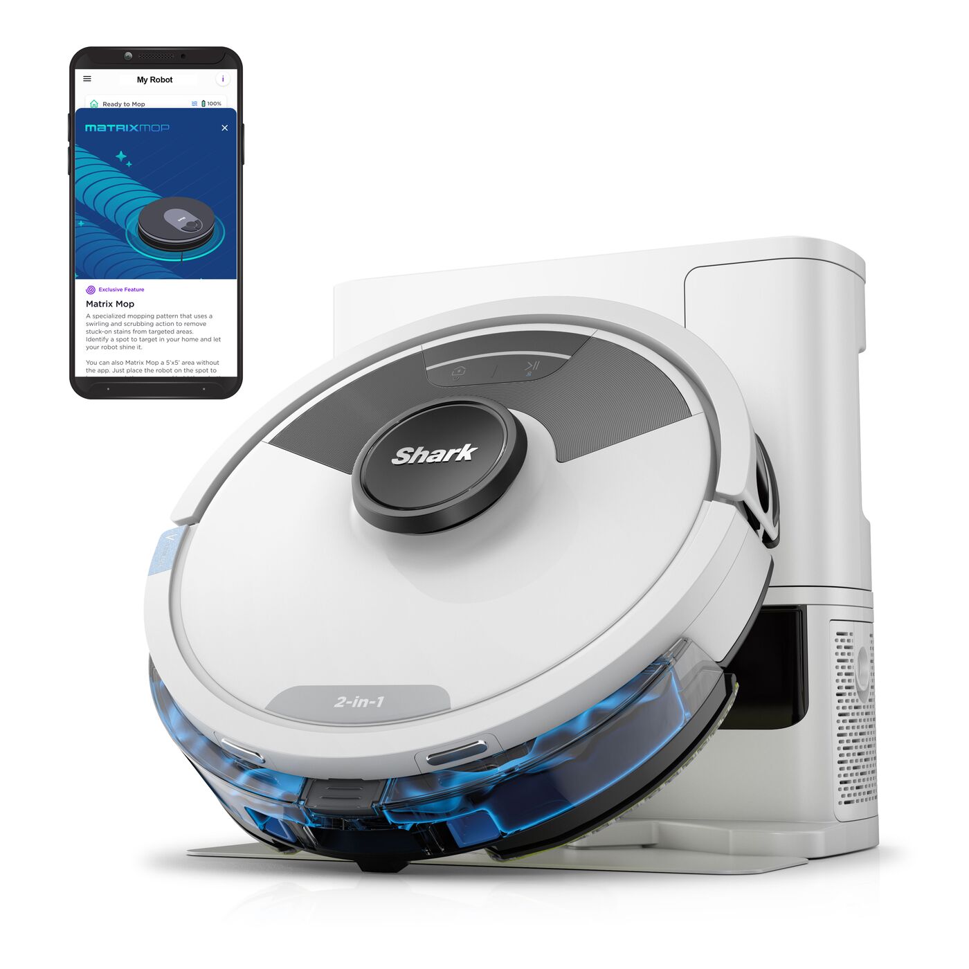 Shark RV2620WACH 2-in-1 Saug- und Wischroboter